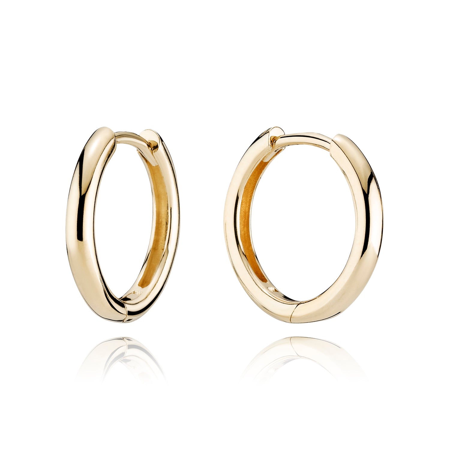 Bnh Guld Knæk Creoler Vælg Selv Størrelse Karat - Bnh Øreringe  - 1233690220307