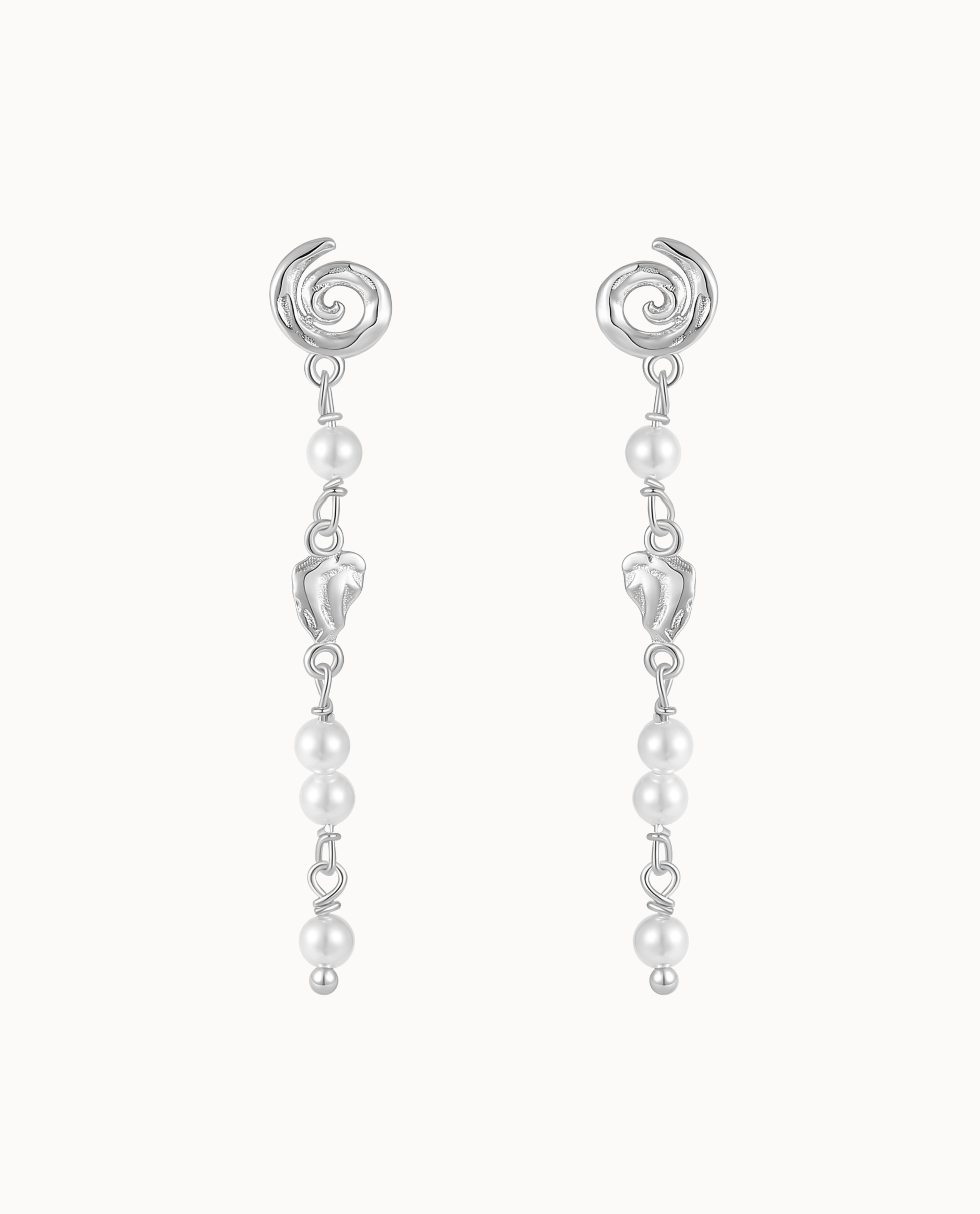 Cayman Earrings Sølv - Nava Copenhagen Øreringe  - 5715461010318