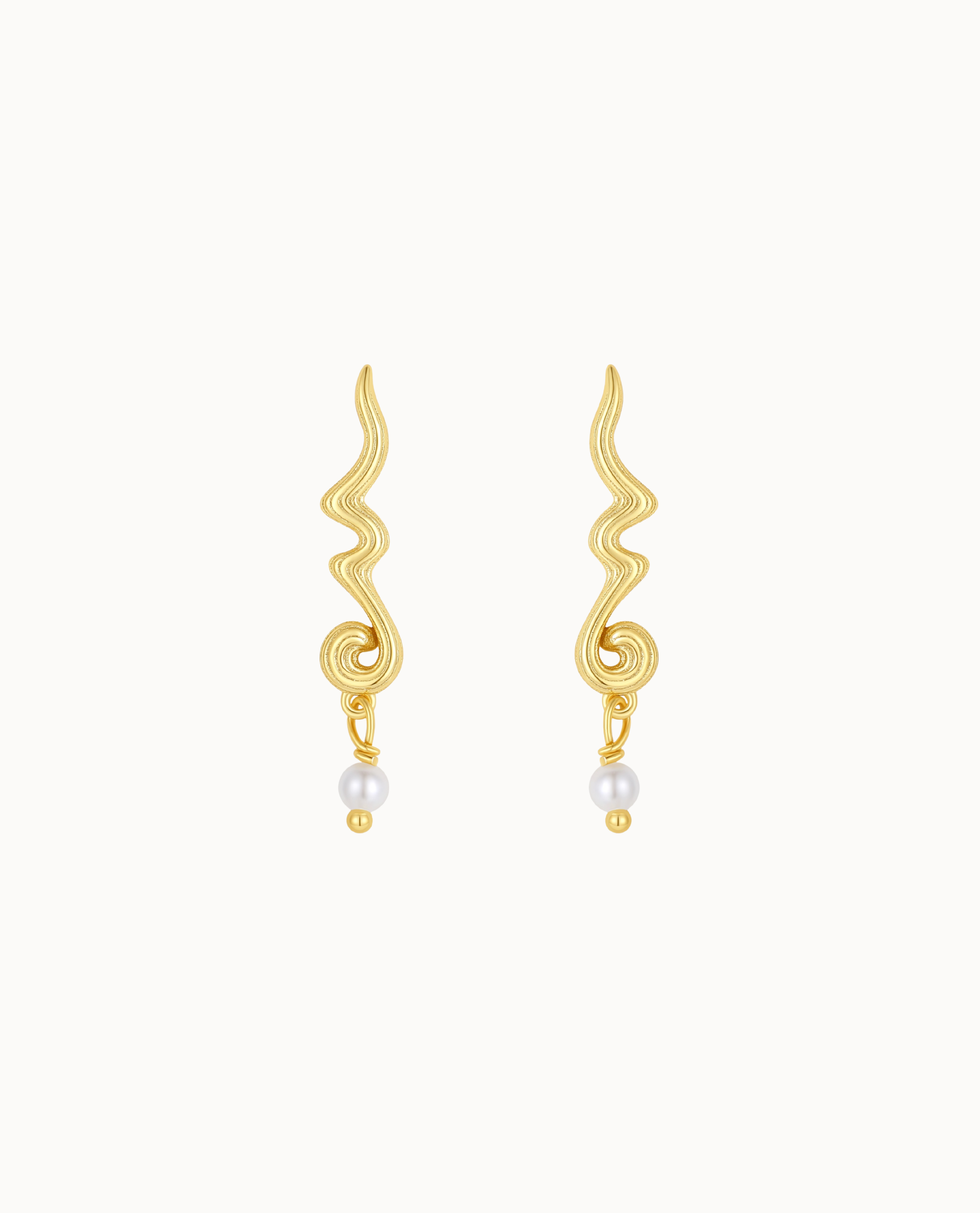 Chimere Earrings Forgyldt - Nava Copenhagen Øreringe  - 5715461007660