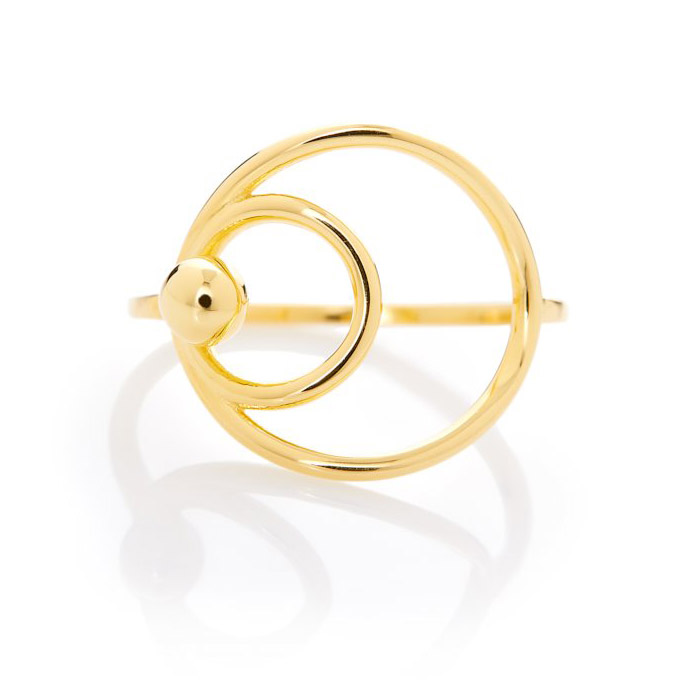 Circle Life Ring Guld - Fingerringe