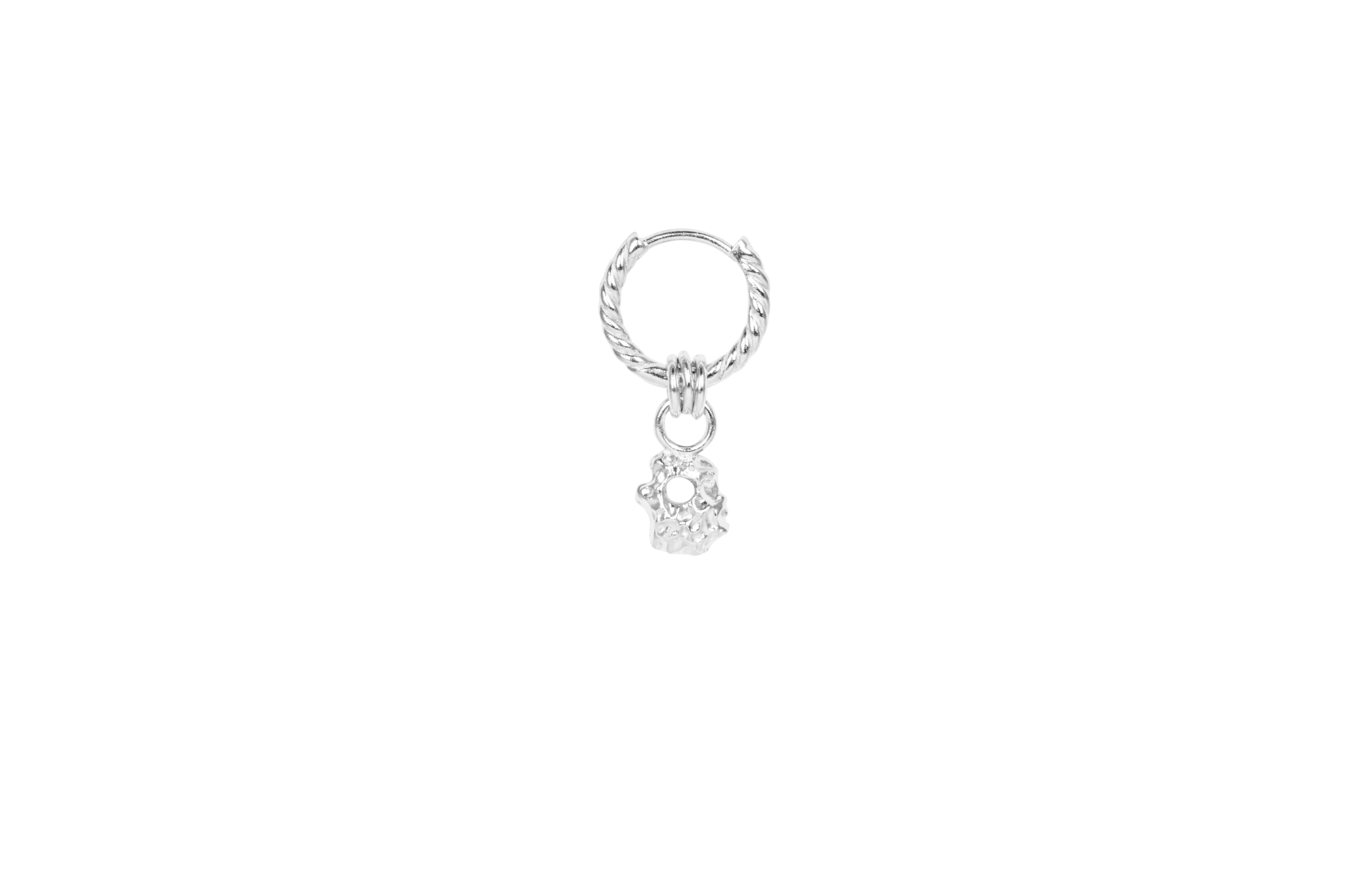 Sølv Rock Earring Silver - Ix Studios Øreringe  - 5714534017193