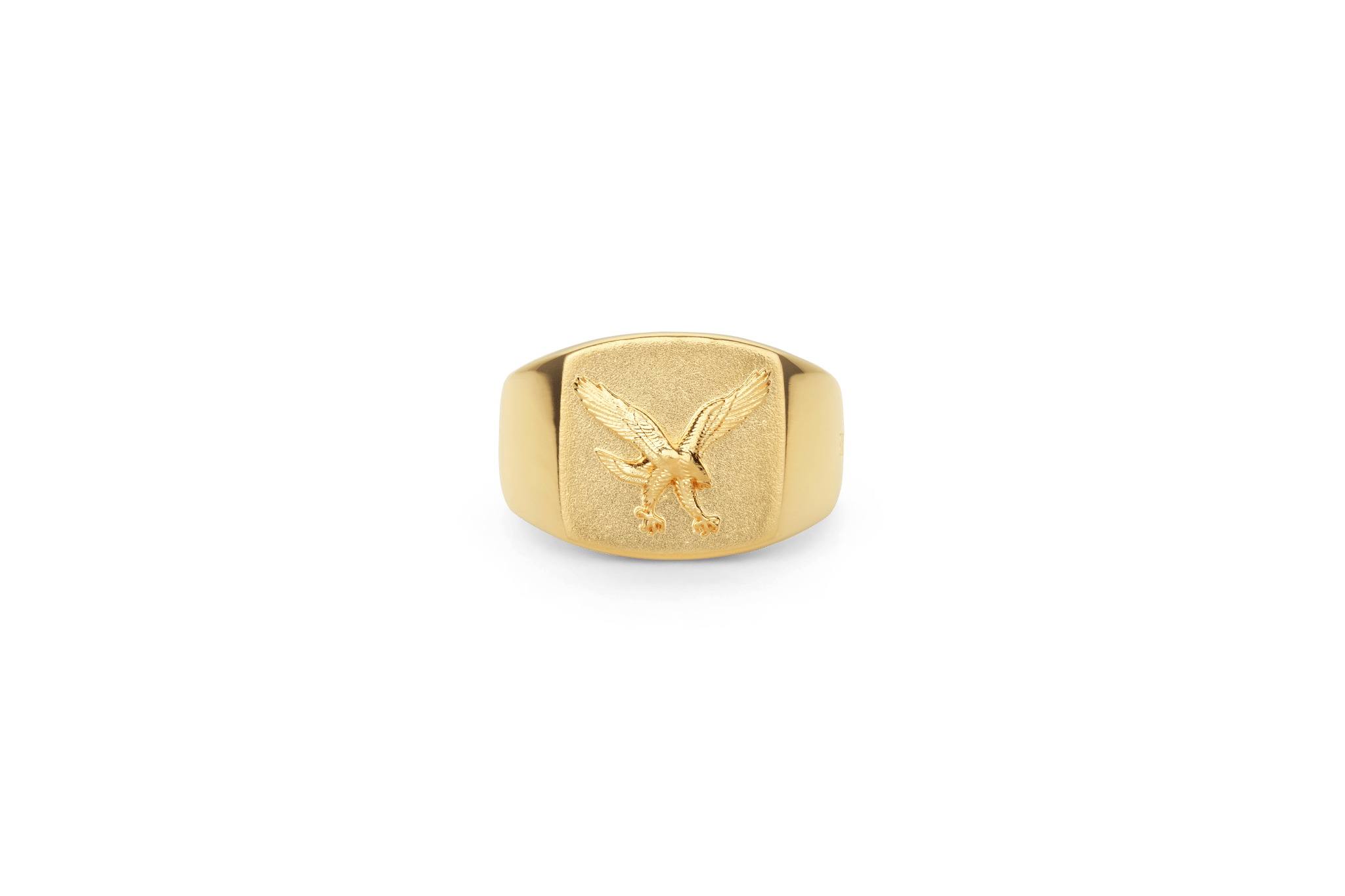 Guld Eagle Signet Ring - Ix Studios Fingerringe  - 5714534005084