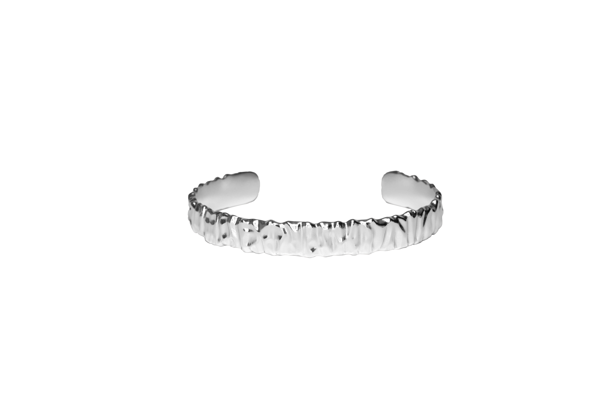 Sølv Crunchy Cuff Bracelet Silver - Ix Studios Armbånd  - 5714534005831