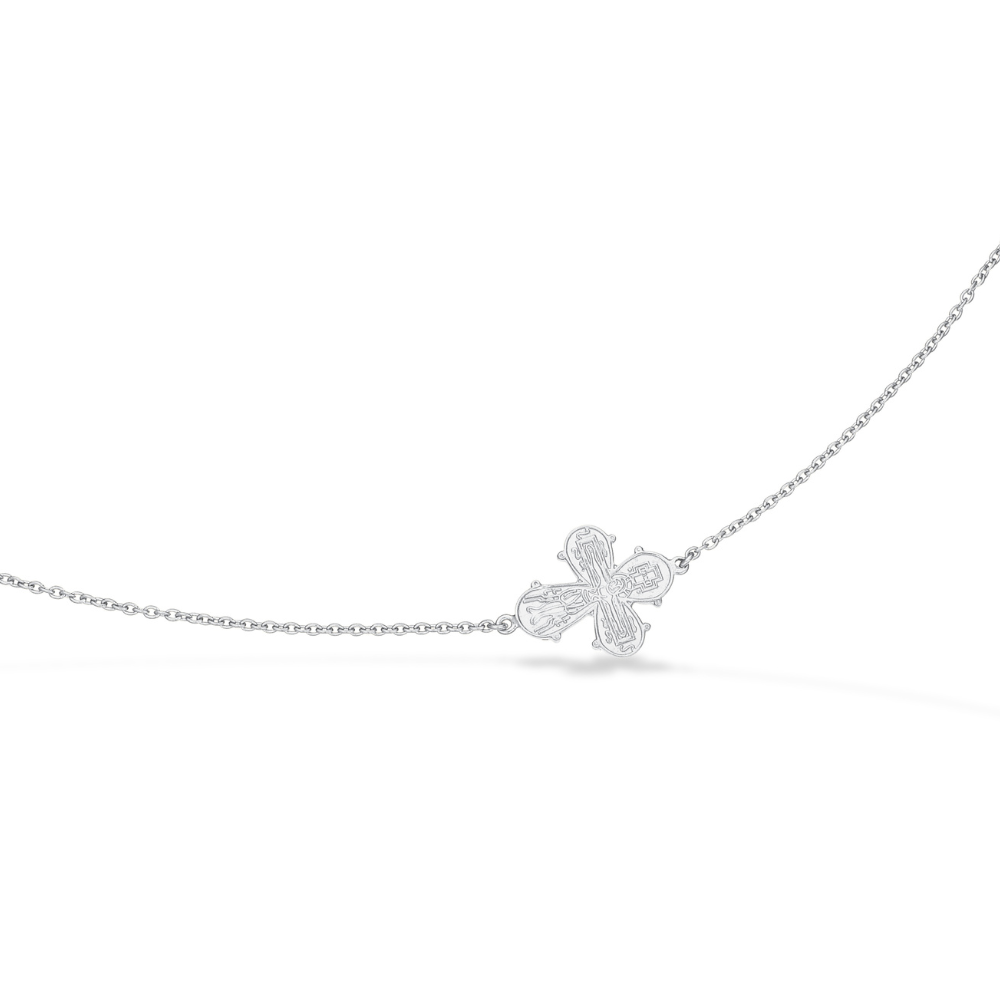 Scrouples Sølv Armbånd Med Dagmarkors 39742a - Scrouples Armbånd