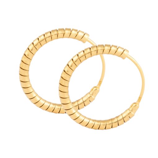 Lene Visholm Jump Creoler Forgyldt Sølv E1347fg - Lene Visholm Øreringe  - 1233690164595