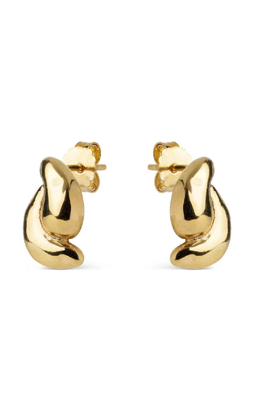 925S/GP Enamel Copenhagen Tova Gold Colour - Øreringe  - 5714274036768