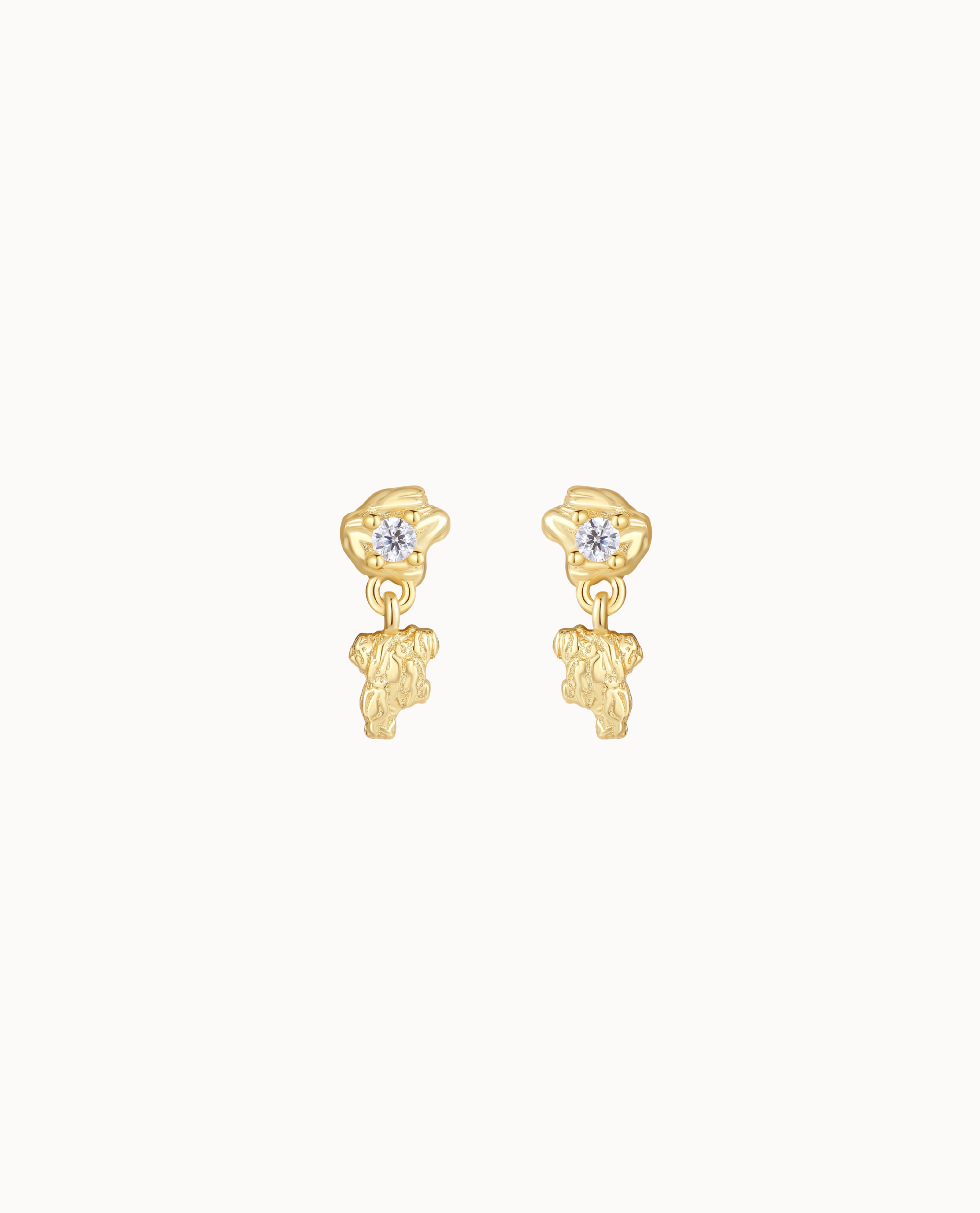 Enya Earrings Forgyldt - Nava Copenhagen Øreringe  - 05715461006755