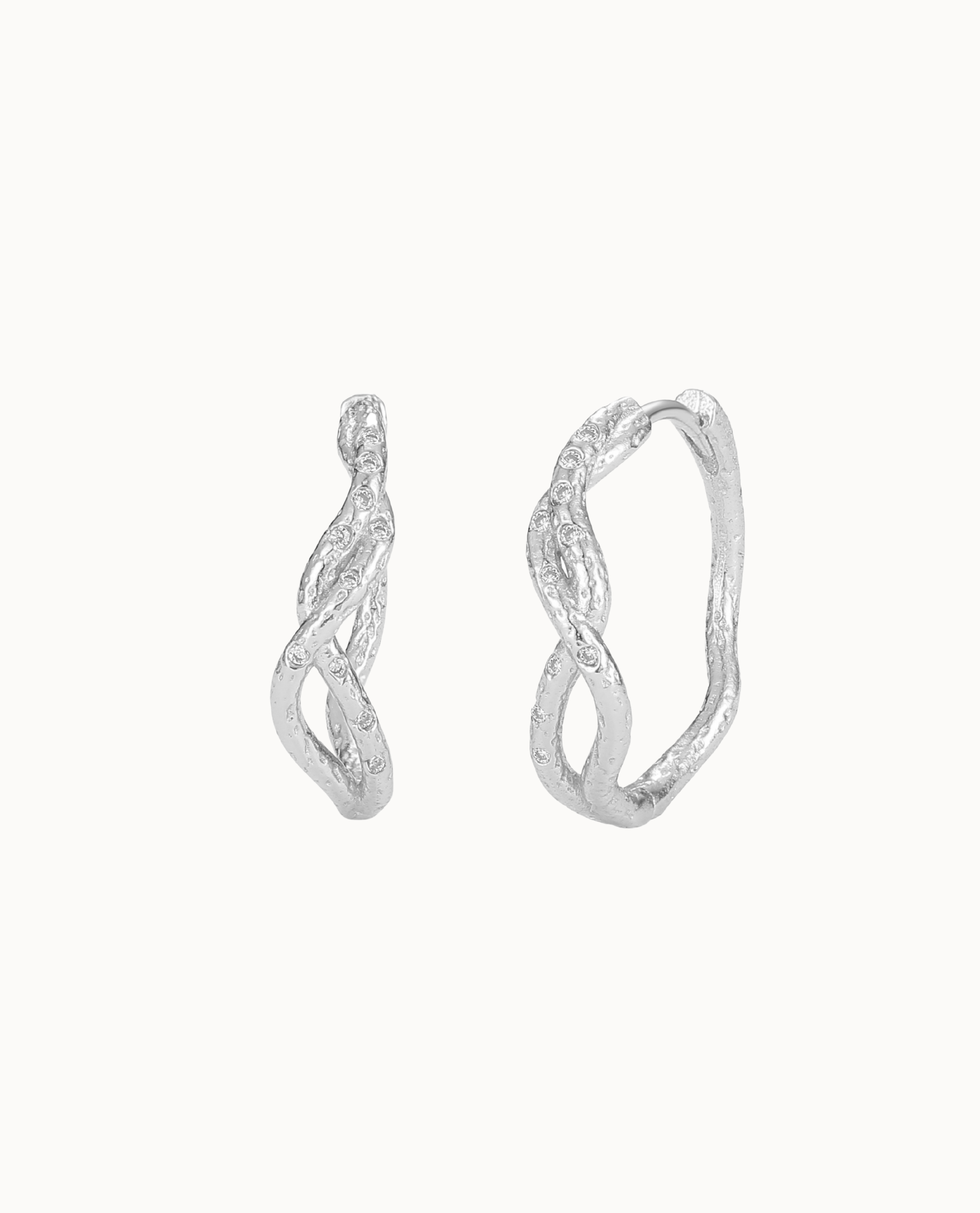 Fang Earrings Sølv - Nava Copenhagen Øreringe  - 5715461008810