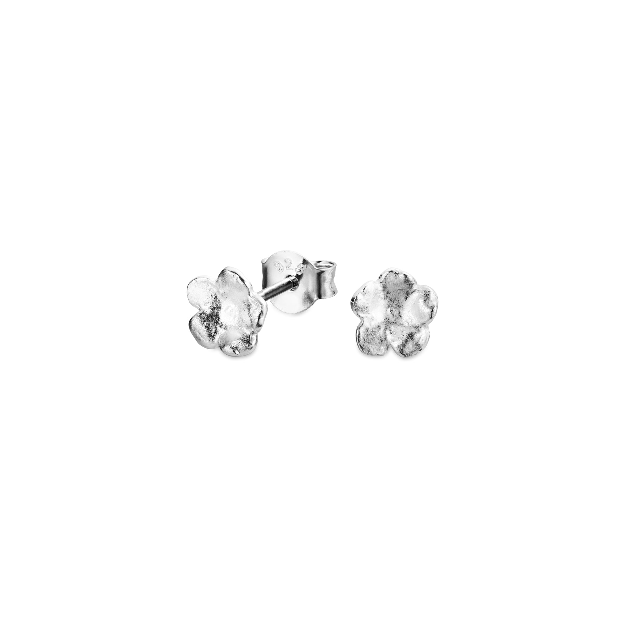 Flora Danica Forglemmigej ørestikker Sterling Sølv Fmn Stpc - Flora Danica Øreringe  - 1233690223568