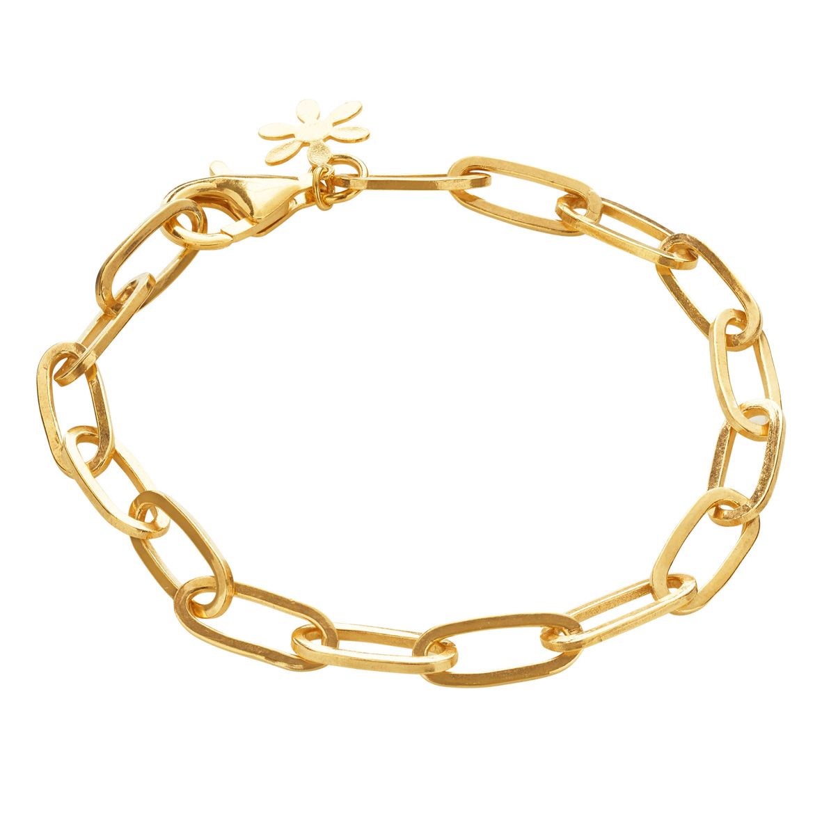 Susanne Friis Bjørner Armbånd Sfb Forgyldt Sølv Armbånd Med Ovale Led 1860 - Armbånd  - 1233690143132