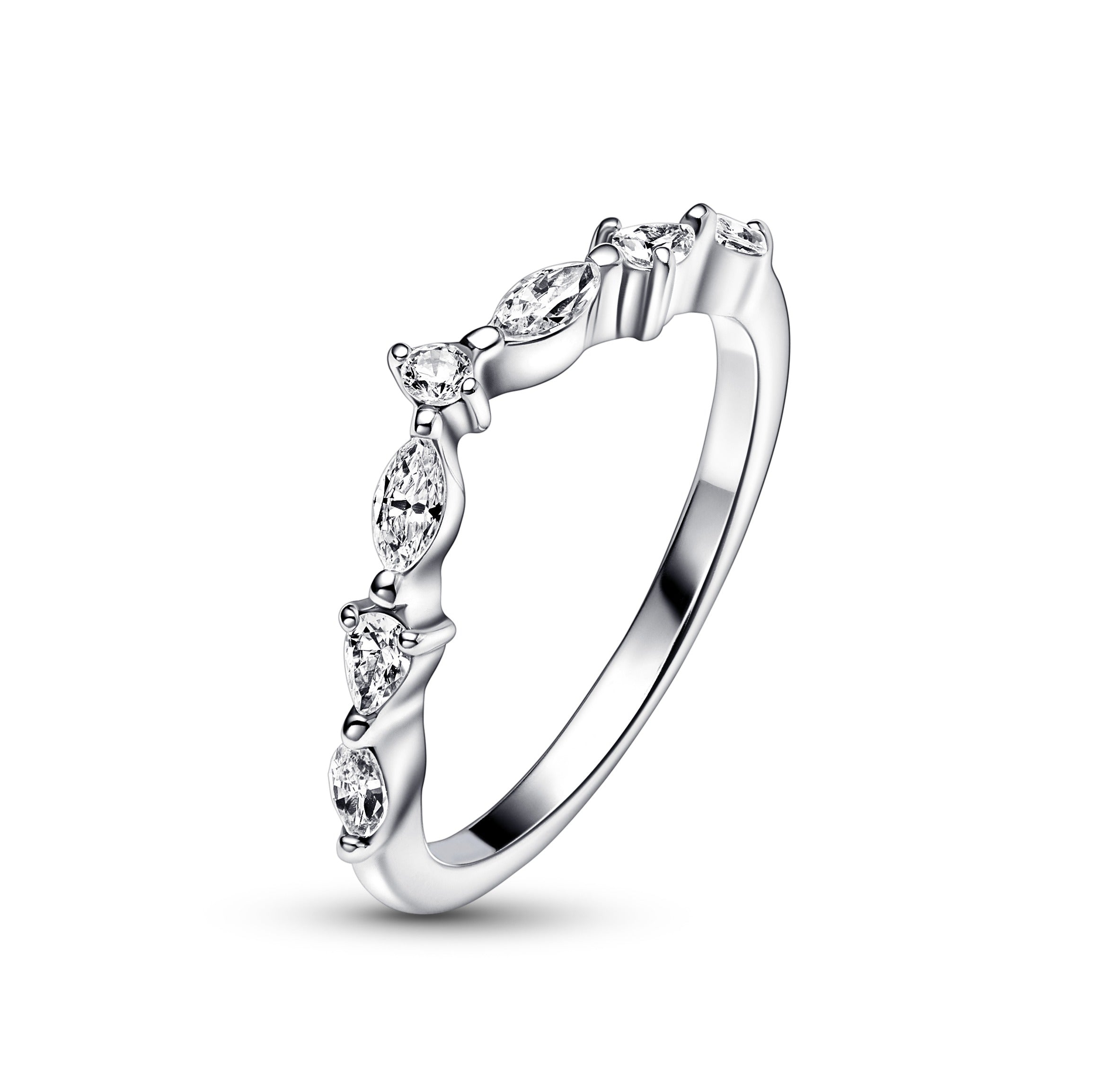 Pandora Wishbone Ring Med Zikonia Ste 192390c01 - Pandora Fingerringe  - 1233690186962