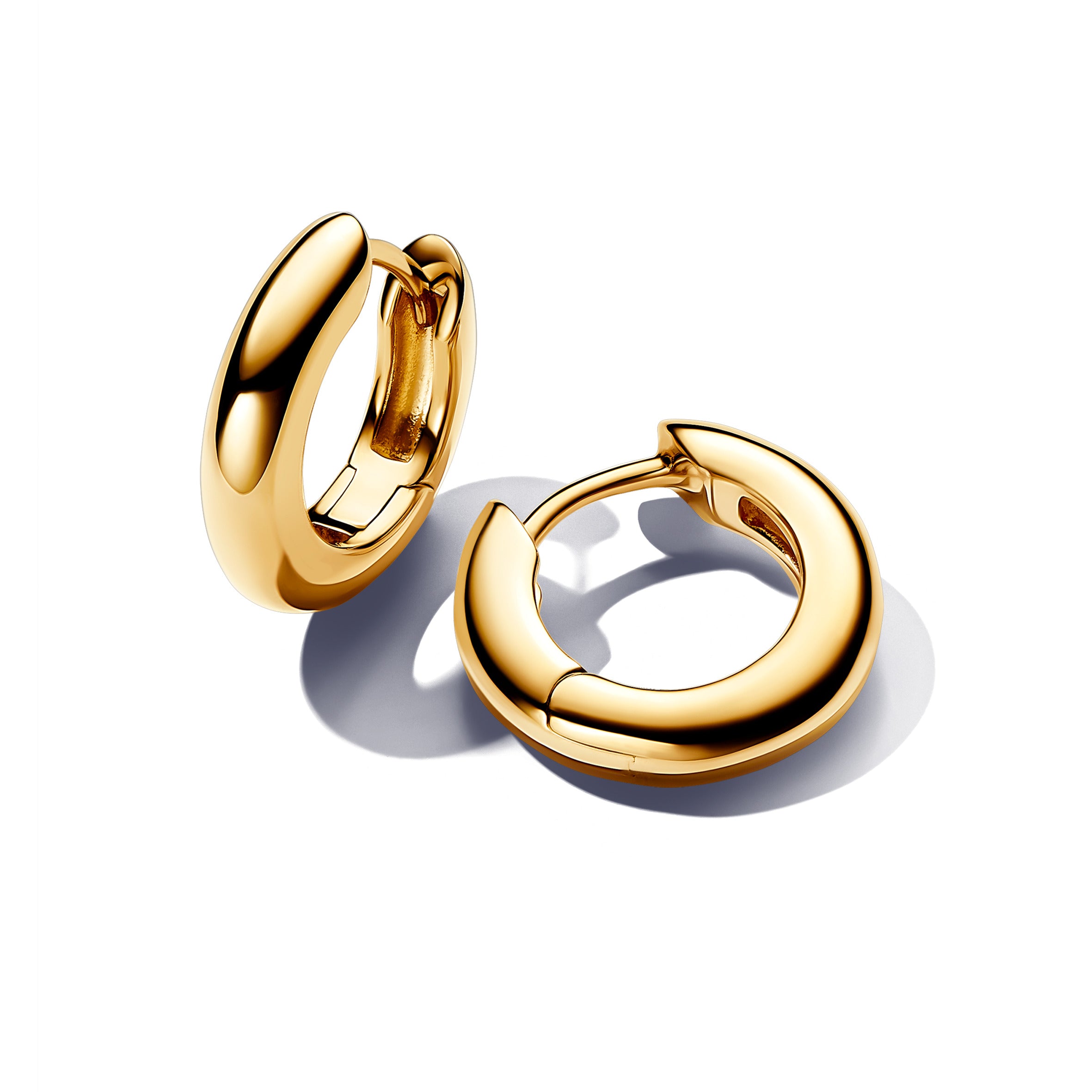 Pandora Essence Klik Creoler Guldbelagt 15mm 263320c00 - Pandora Øreringe - 1233690232058