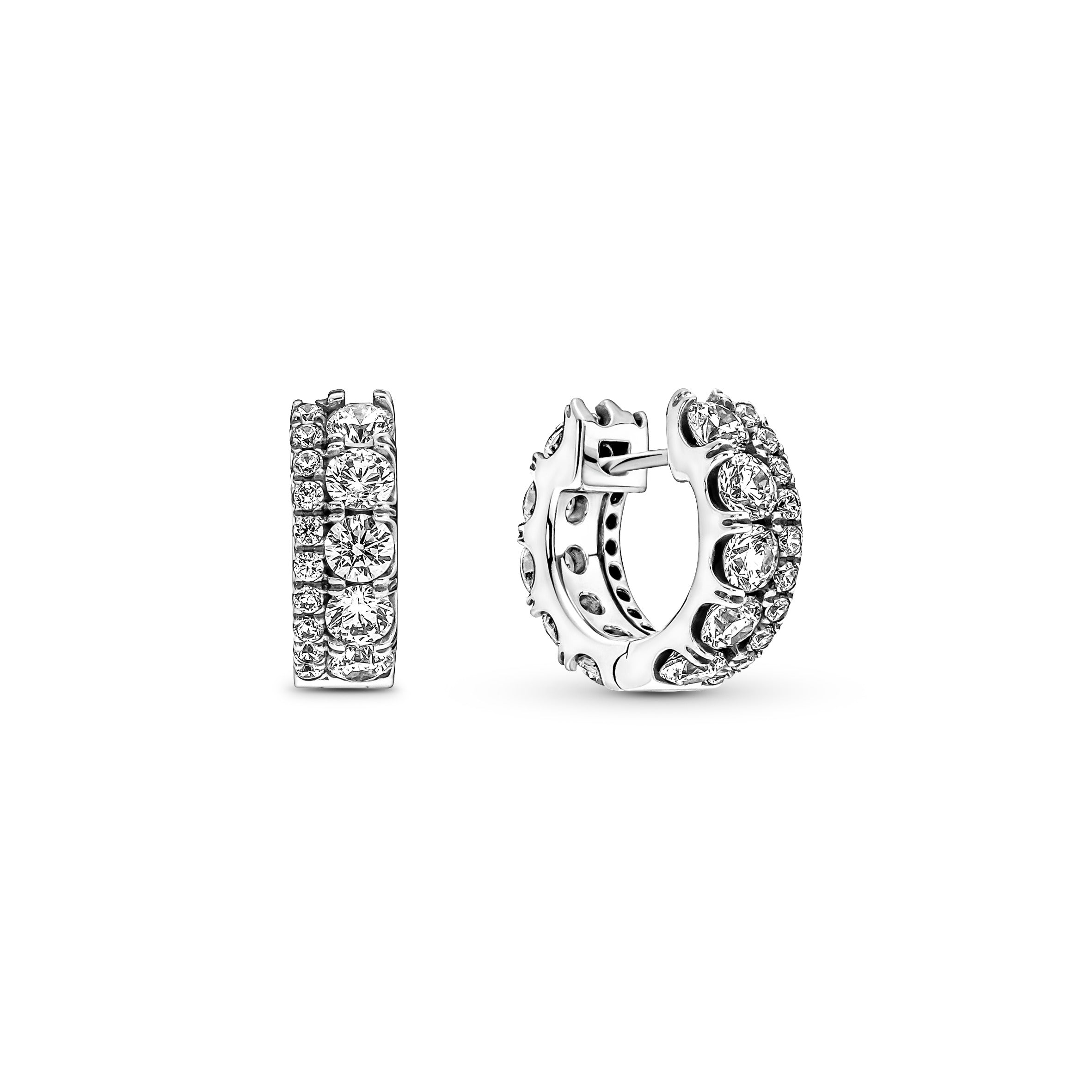 Pandora Funklende Creoler Paveamp 290058c01 - Pandora Øreringe - 1233690167480
