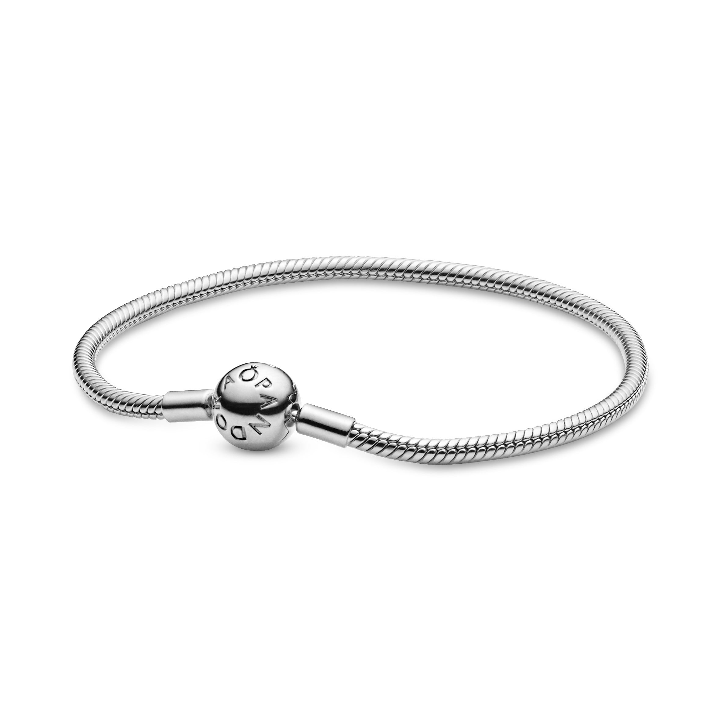 Pandora Moments Armbånd Med Rund Lås 590728 - Pandora Armbånd  - 1233690223513