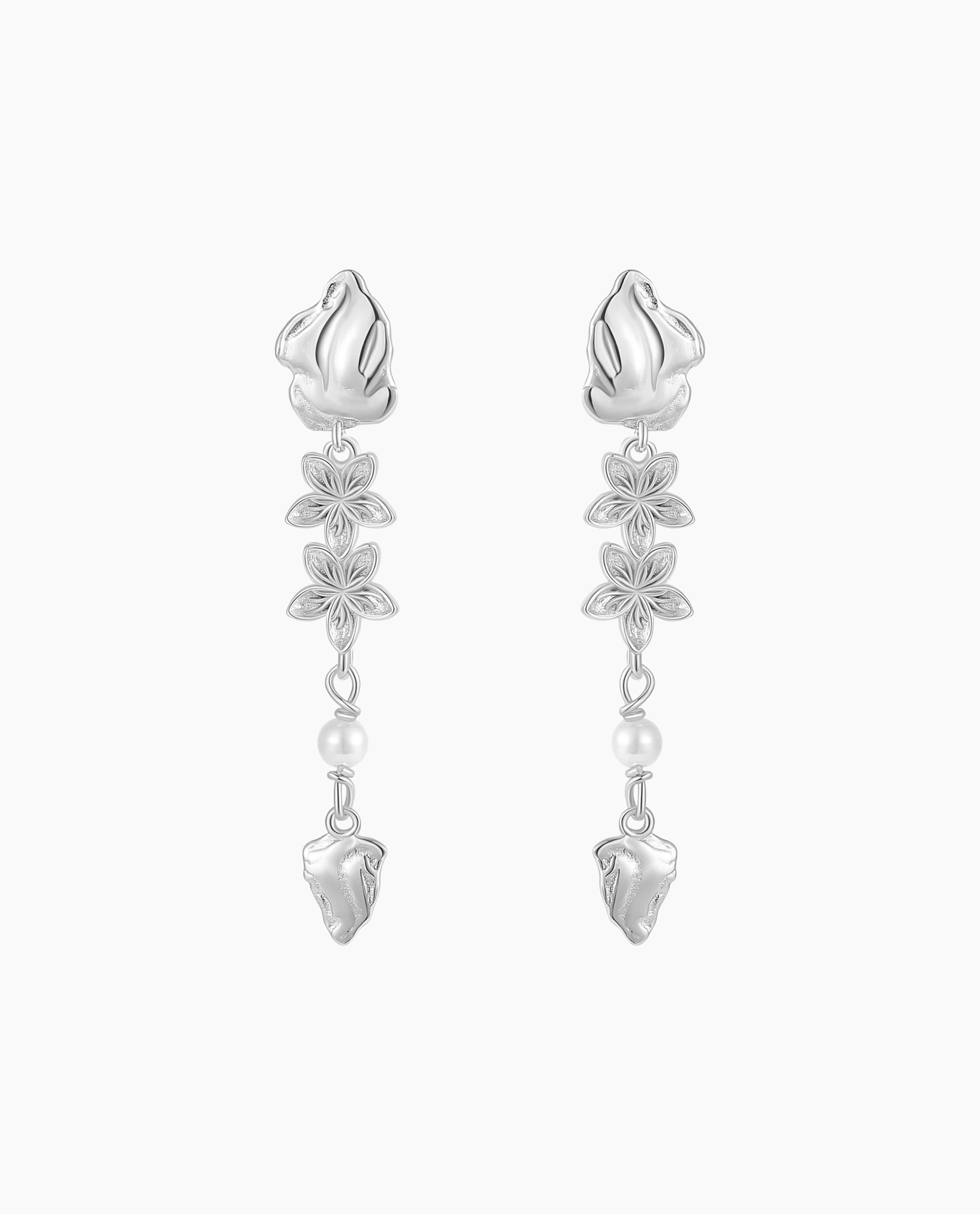 Haiti Earrings Sølv - Nava Copenhagen Øreringe  - 05715461010332