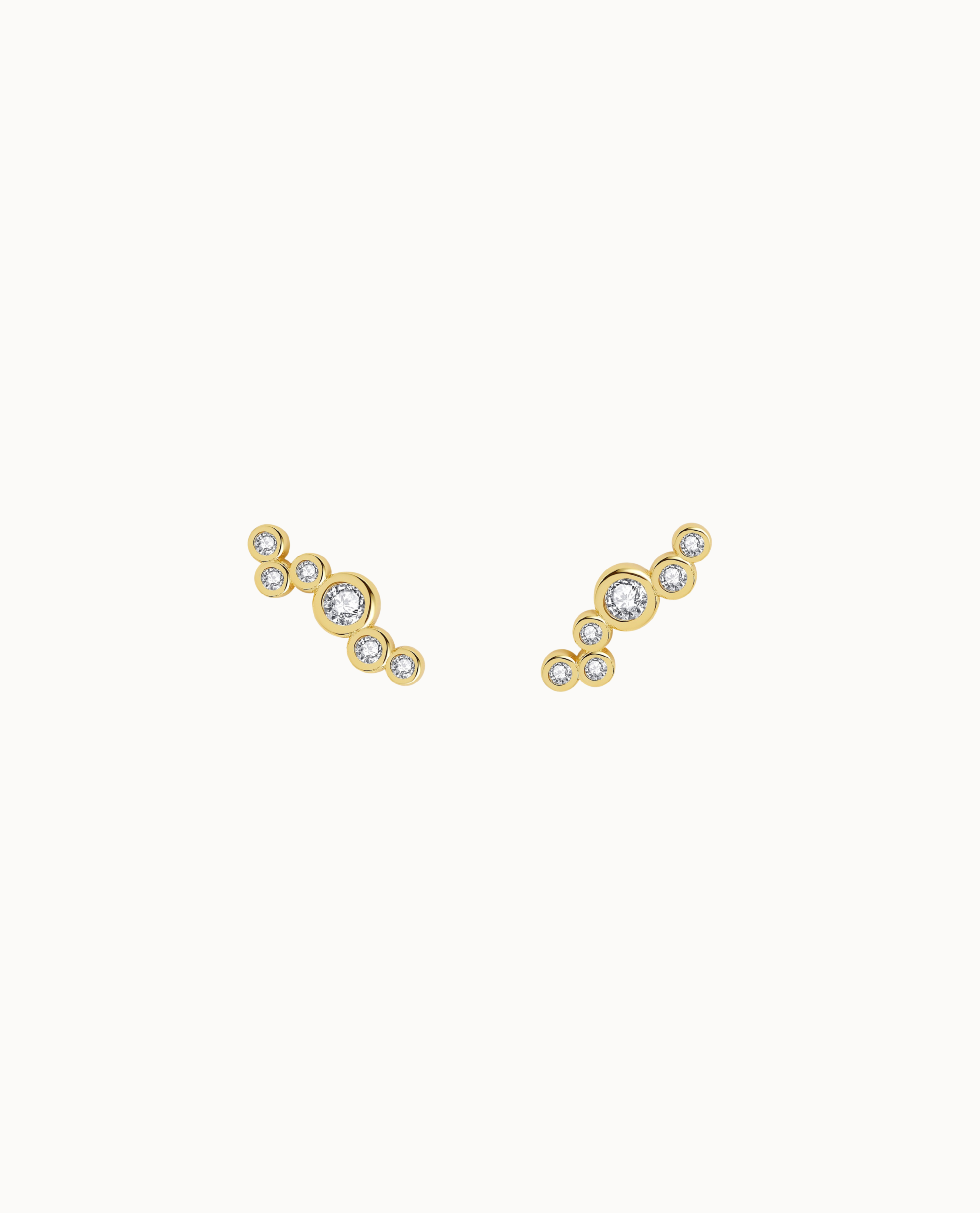 Halley Petite Studs Forgyldt - Nava Copenhagen Øreringe - 05715461002979