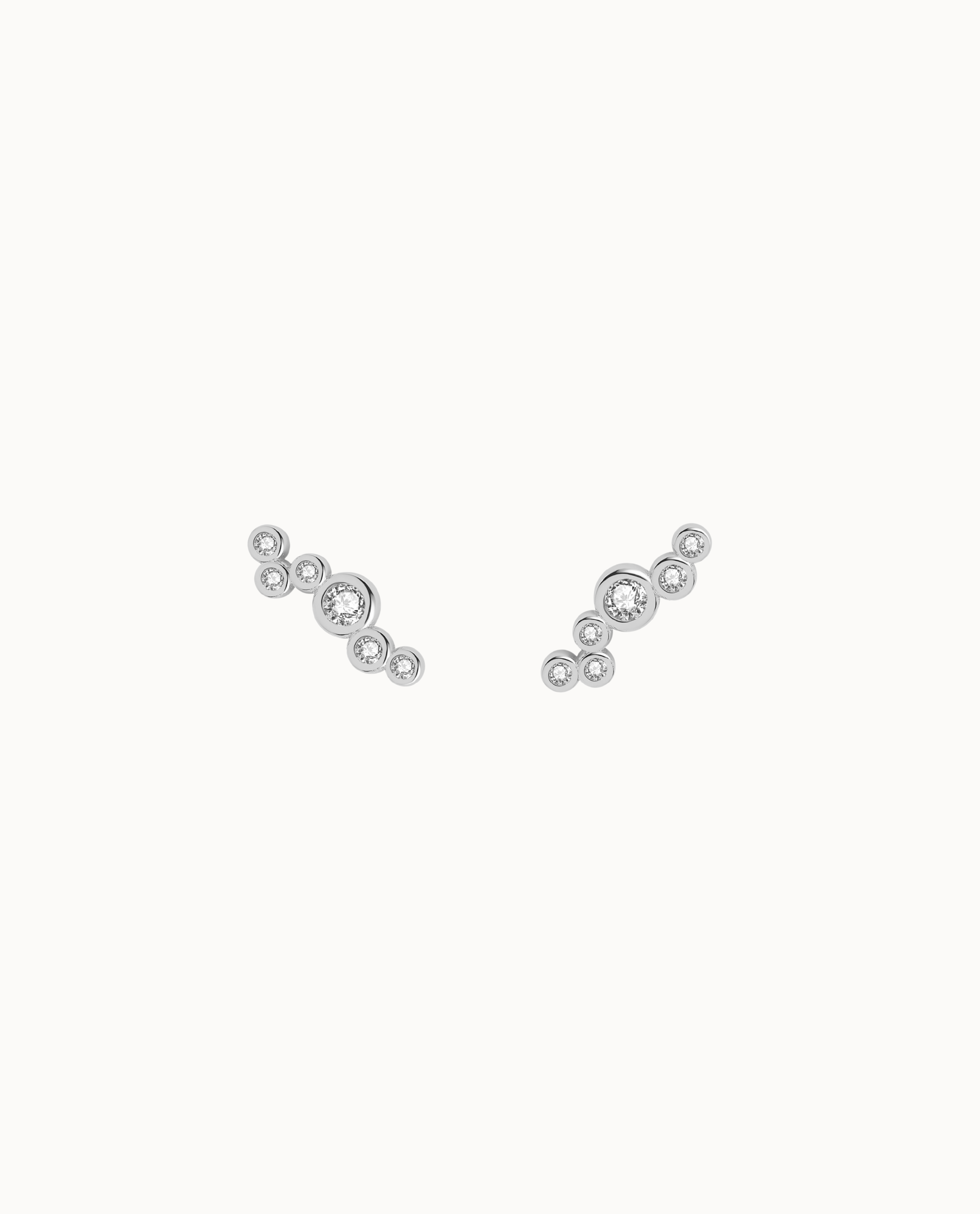 Halley Petite Studs Sølv - Nava Copenhagen Øreringe - 05715461002986