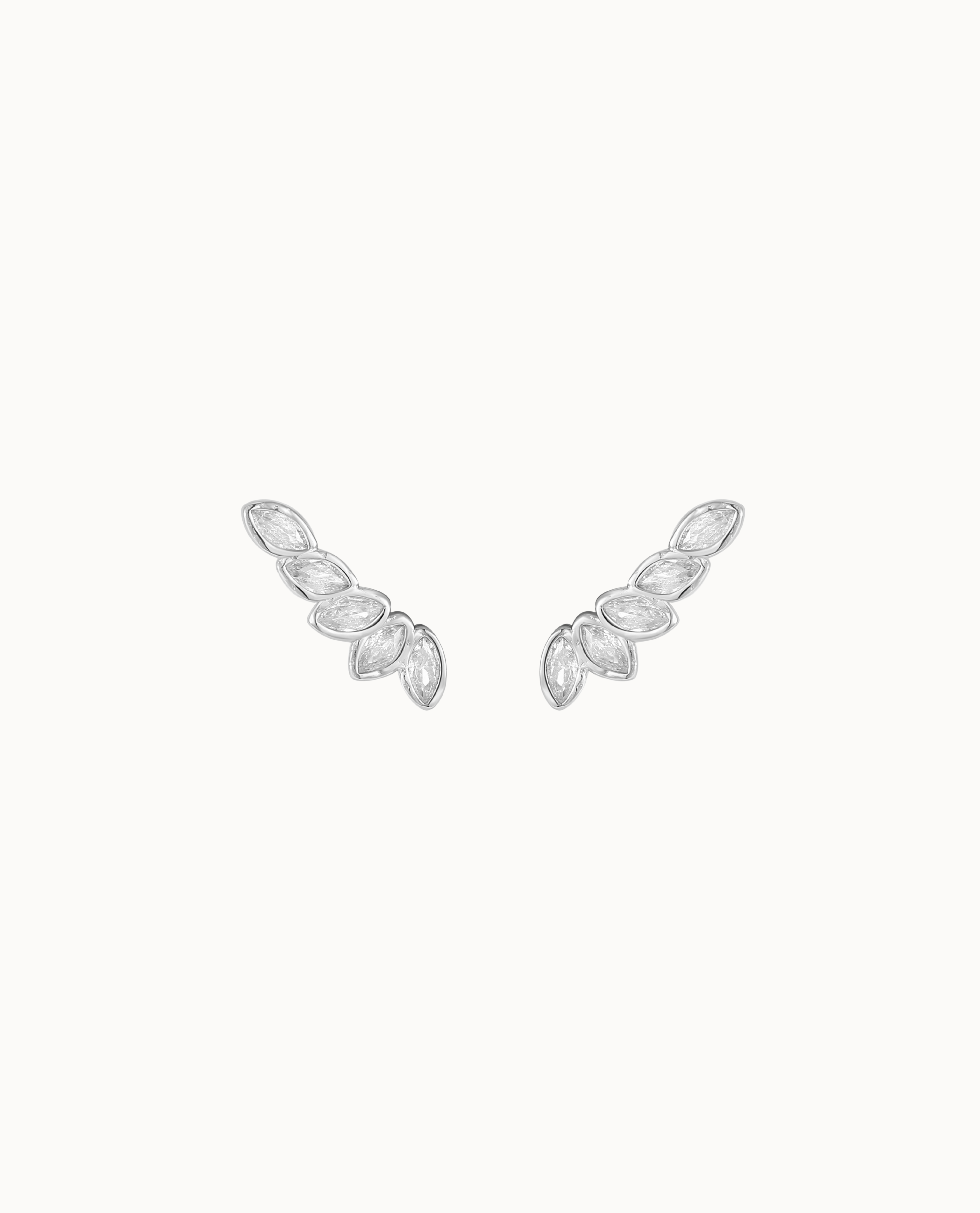 Hapi Ear Climber Sølv - Nava Copenhagen Øreringe  - 5715461009855
