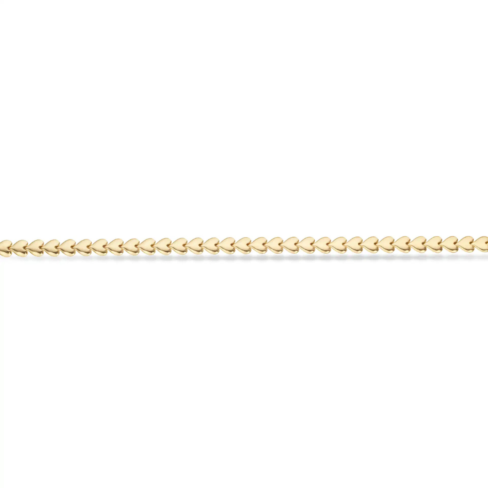 Scrouples Hjerte Armbånd Guldbelagt Sølv 300052a - Scrouples Armbånd
