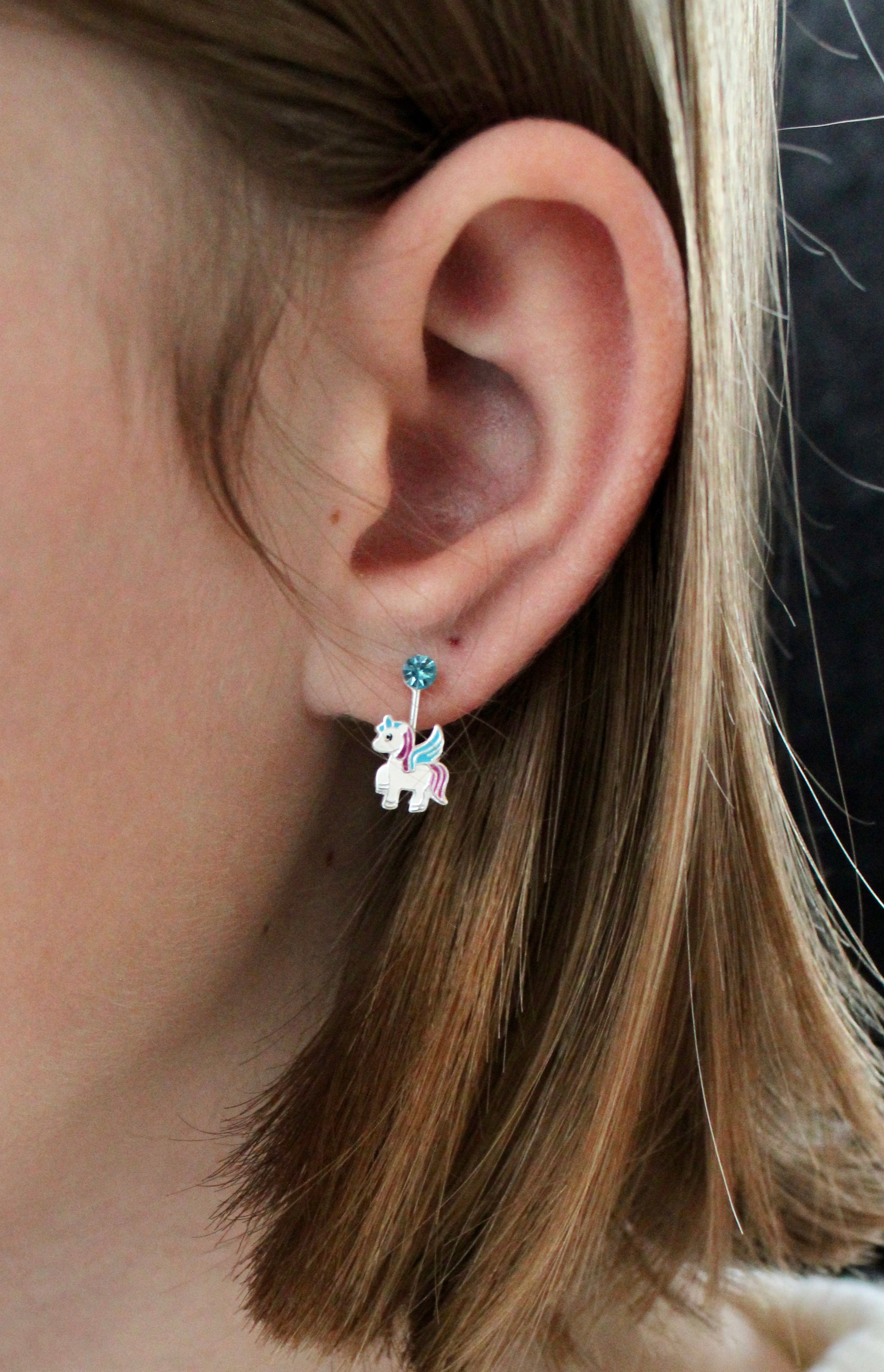 Enhjørninge - Luxbaby.dk Øreringe  - 7901924524289