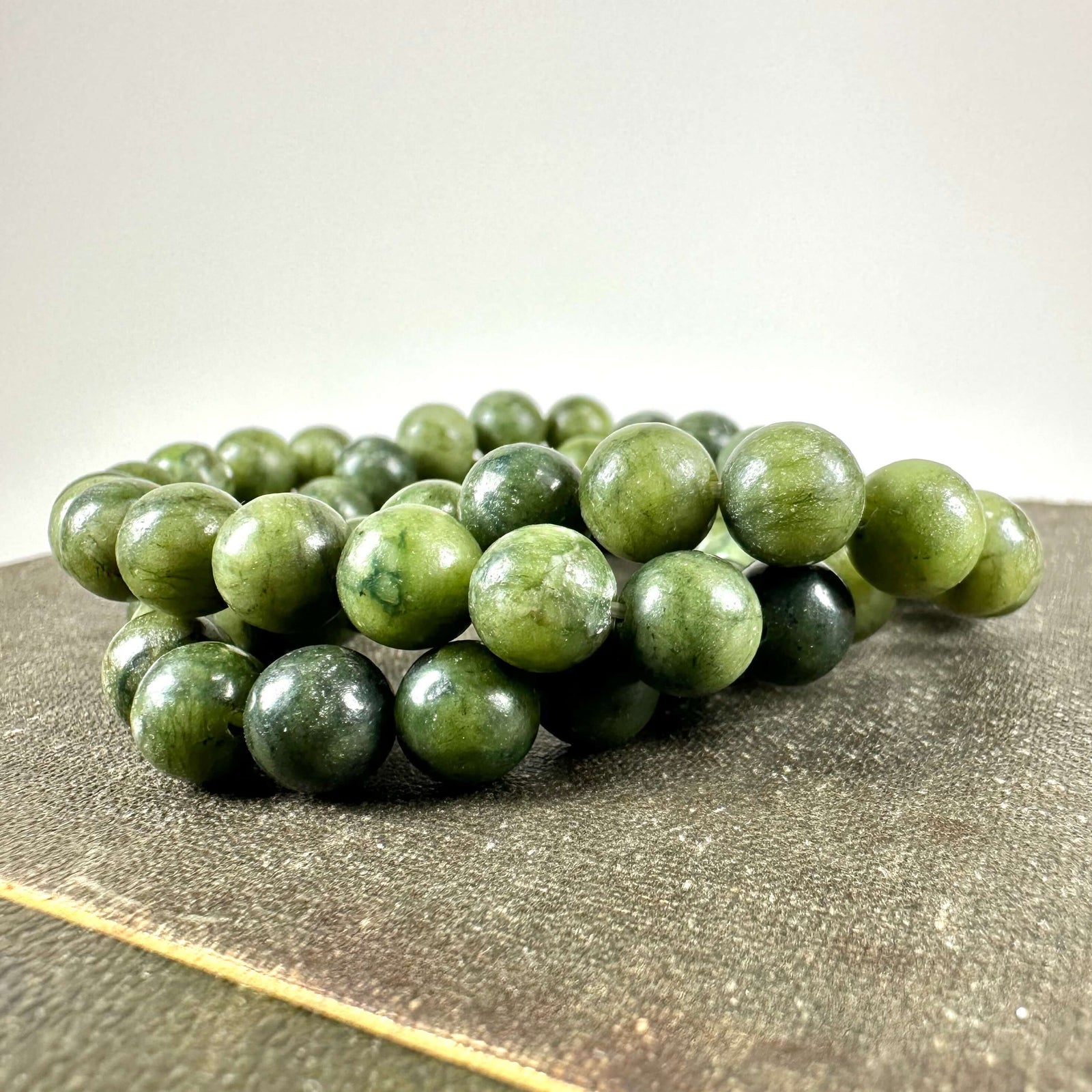 Canadisk Jade Armbånd 8mm - Krystalriget.dk Armbånd