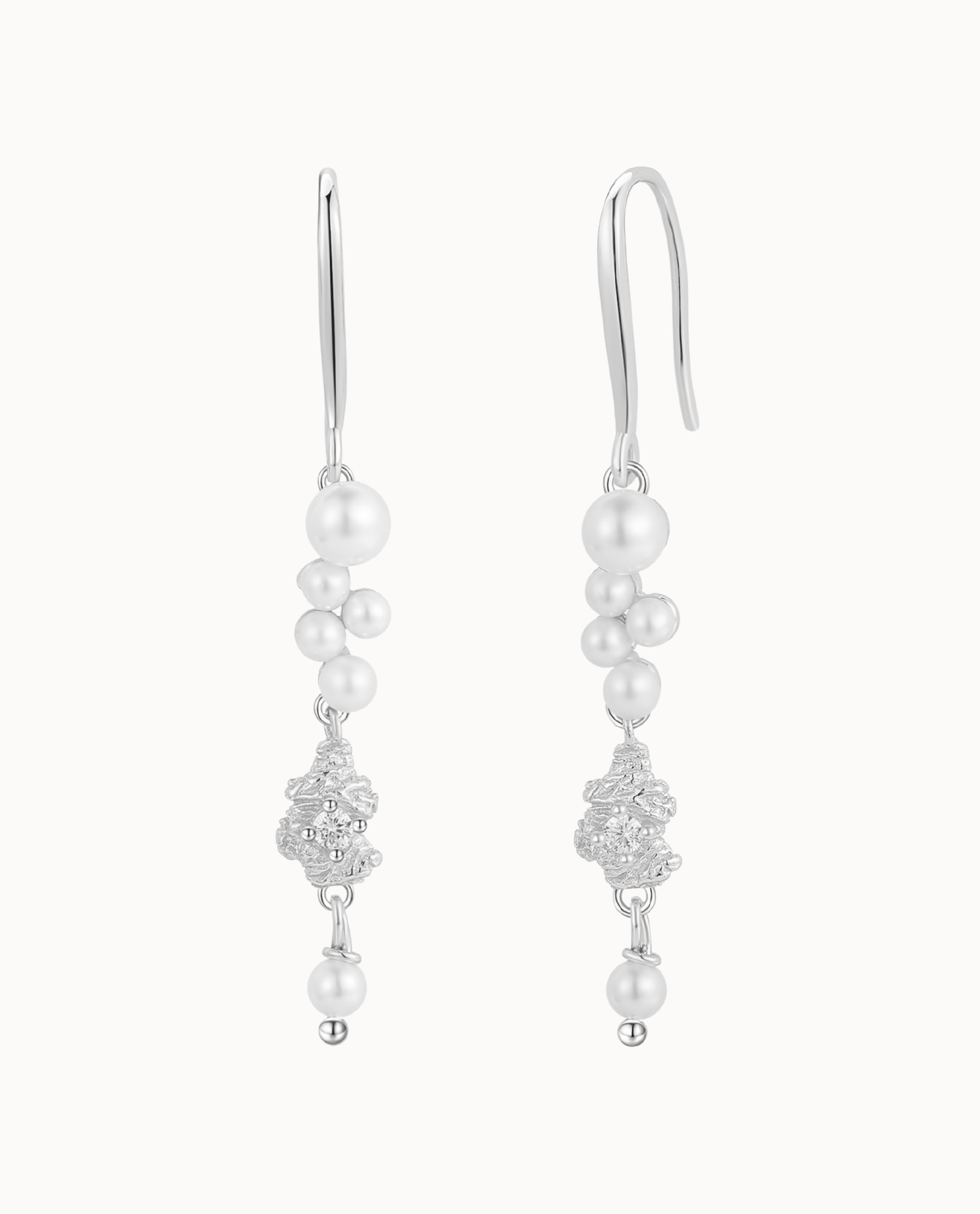 Illone Earrings Sølv - Nava Copenhagen Øreringe  - 05715461006922