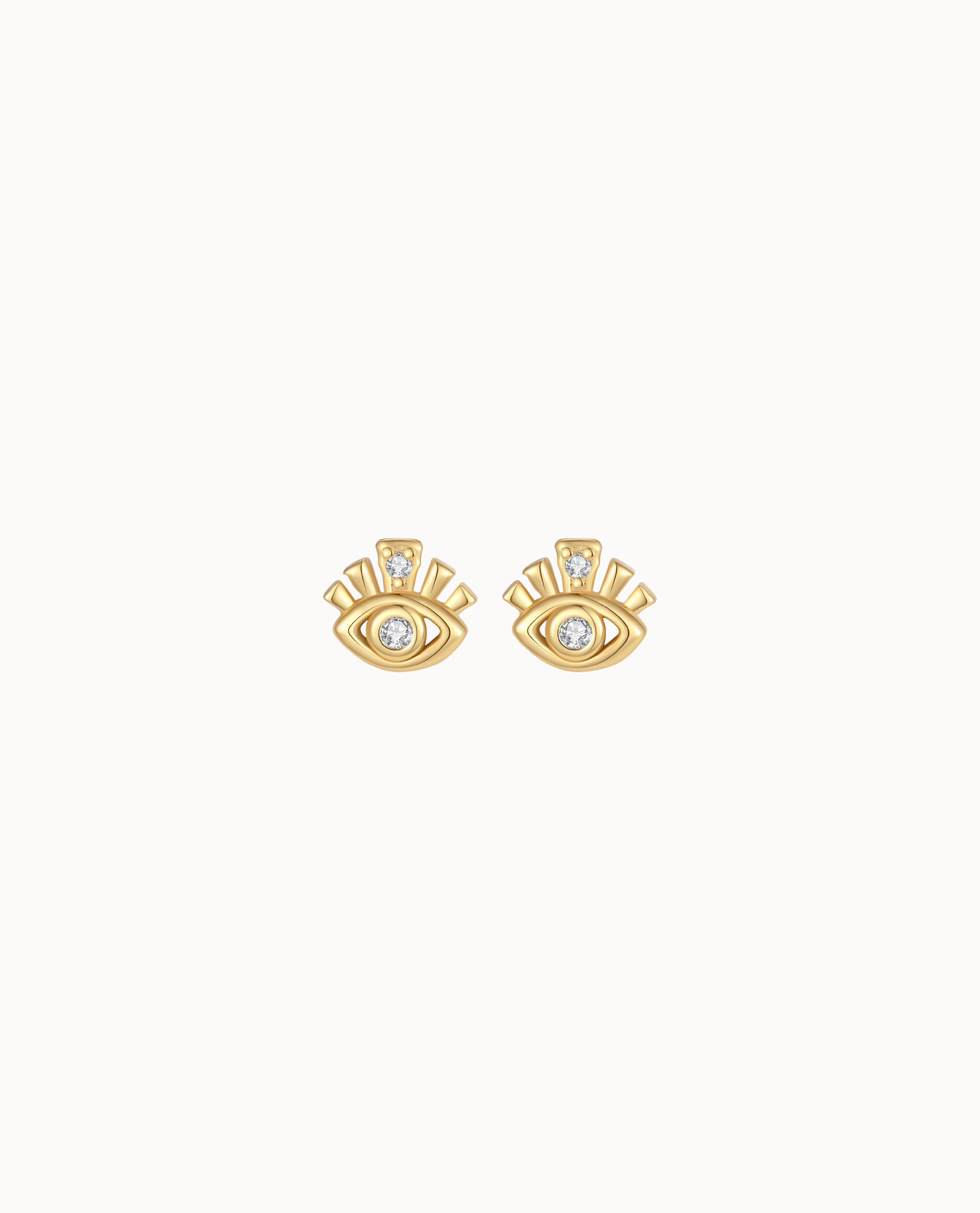 Ineni Petite Studs Forgyldt - Nava Copenhagen Øreringe  - 5715461009589