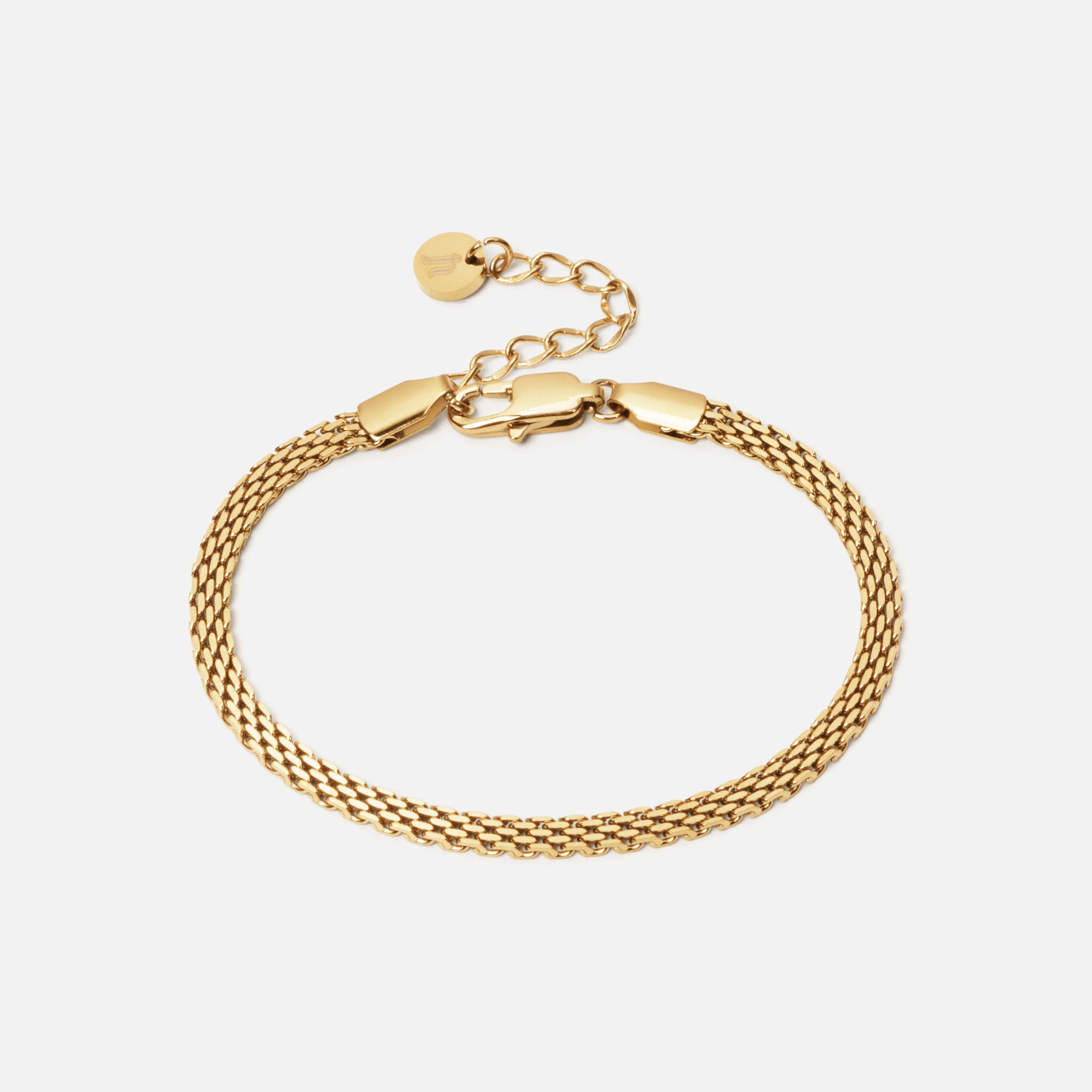 Mesh Armbånd 18k Guldbelagt 3mm - Josephine Nord Armbånd