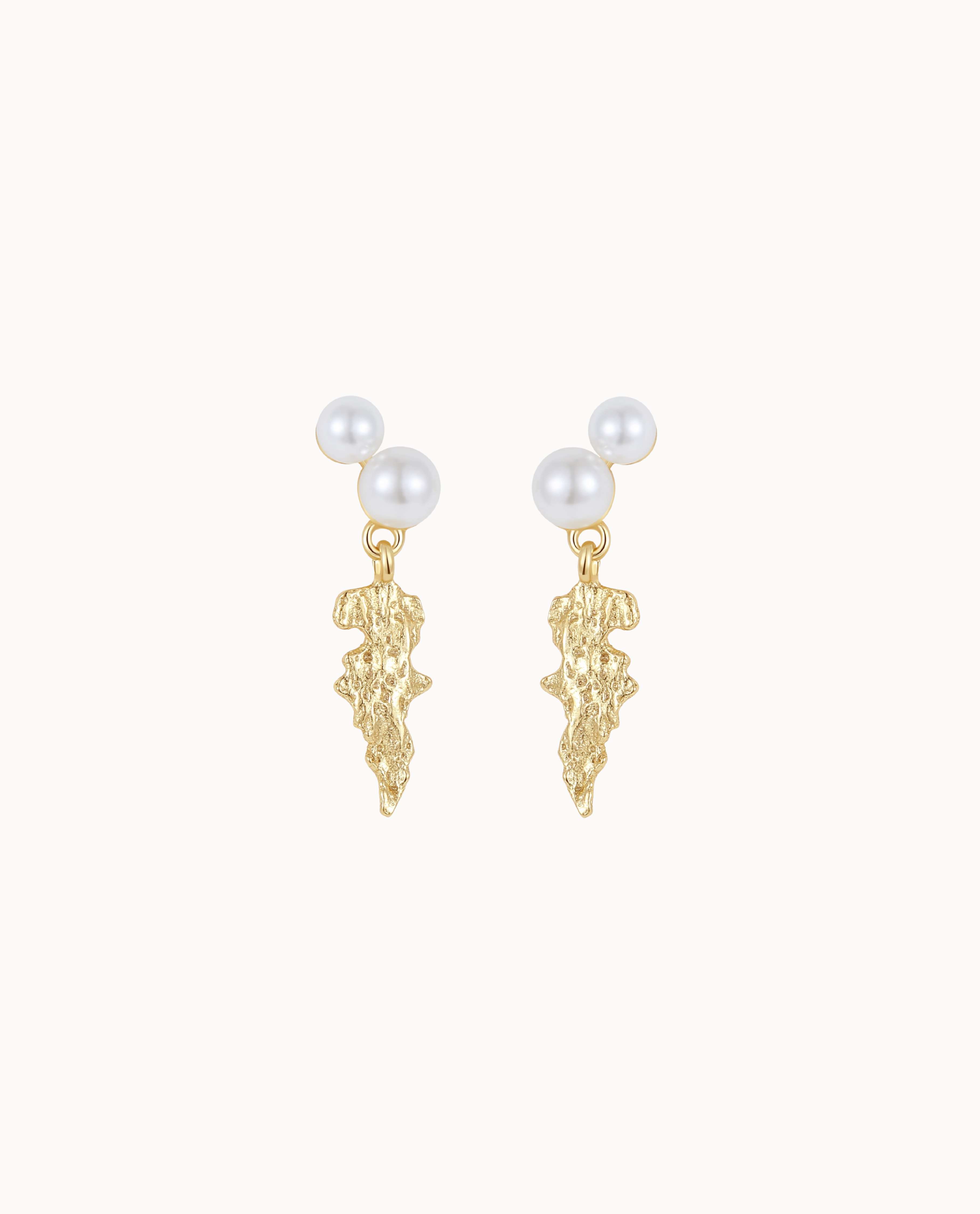 Lamia Earrings Forgyldt - Nava Copenhagen Øreringe  - 5715461008681