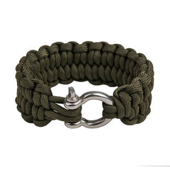Grøn Loops Armbånd Army - Paracord.sale Armbånd