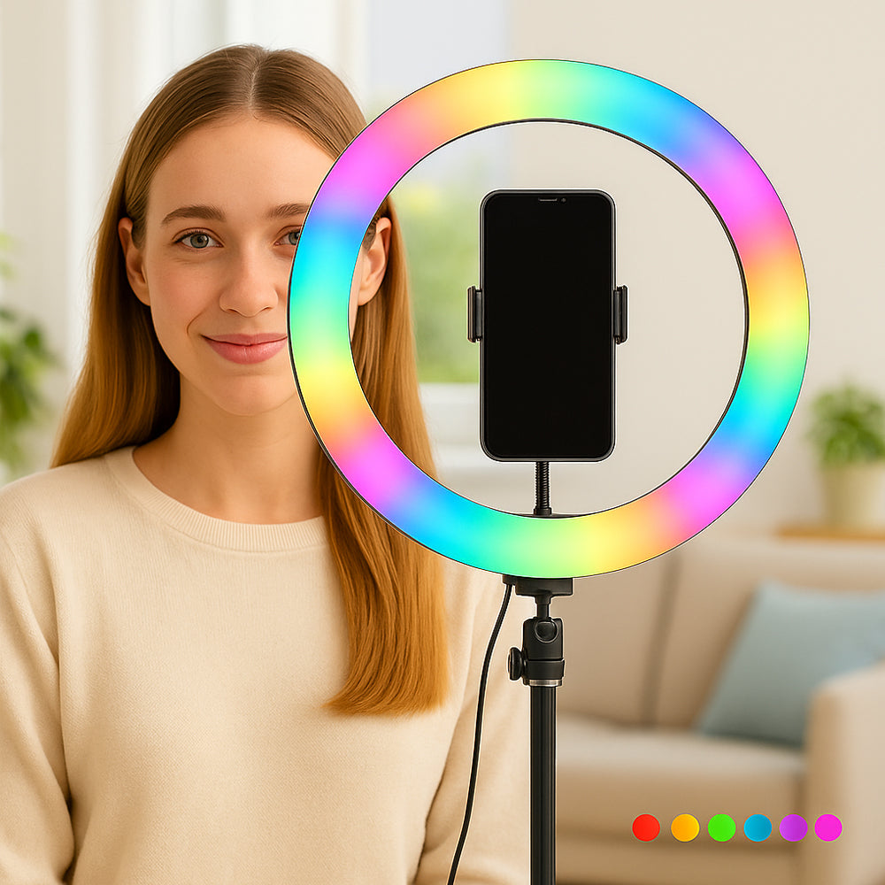 Ring Light Rgb Lyskombinationer Mj30 - Satana.dk Fingerringe