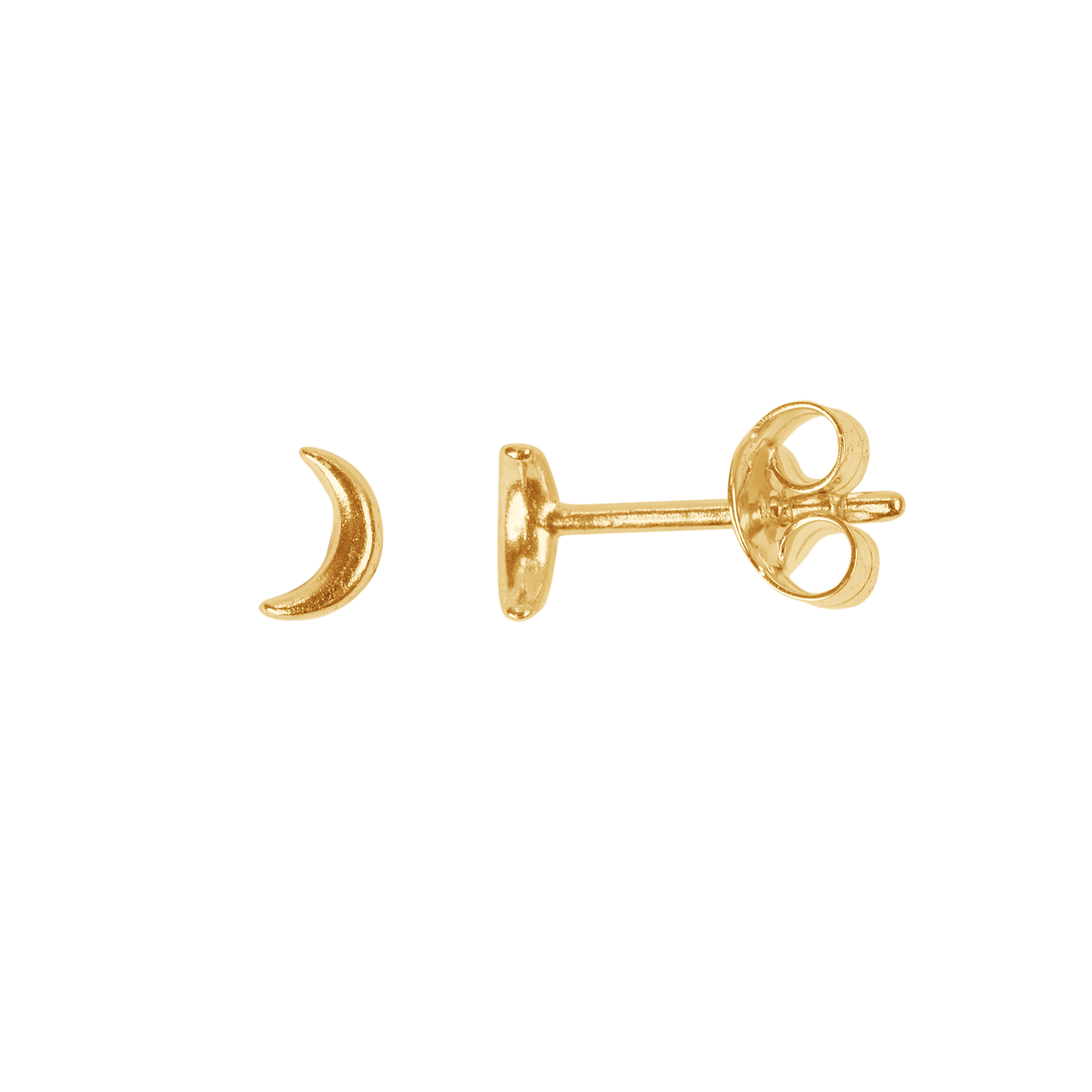 Bybiehl Moon ørestikker Forgyldt 5202 - Bybiehl Øreringe