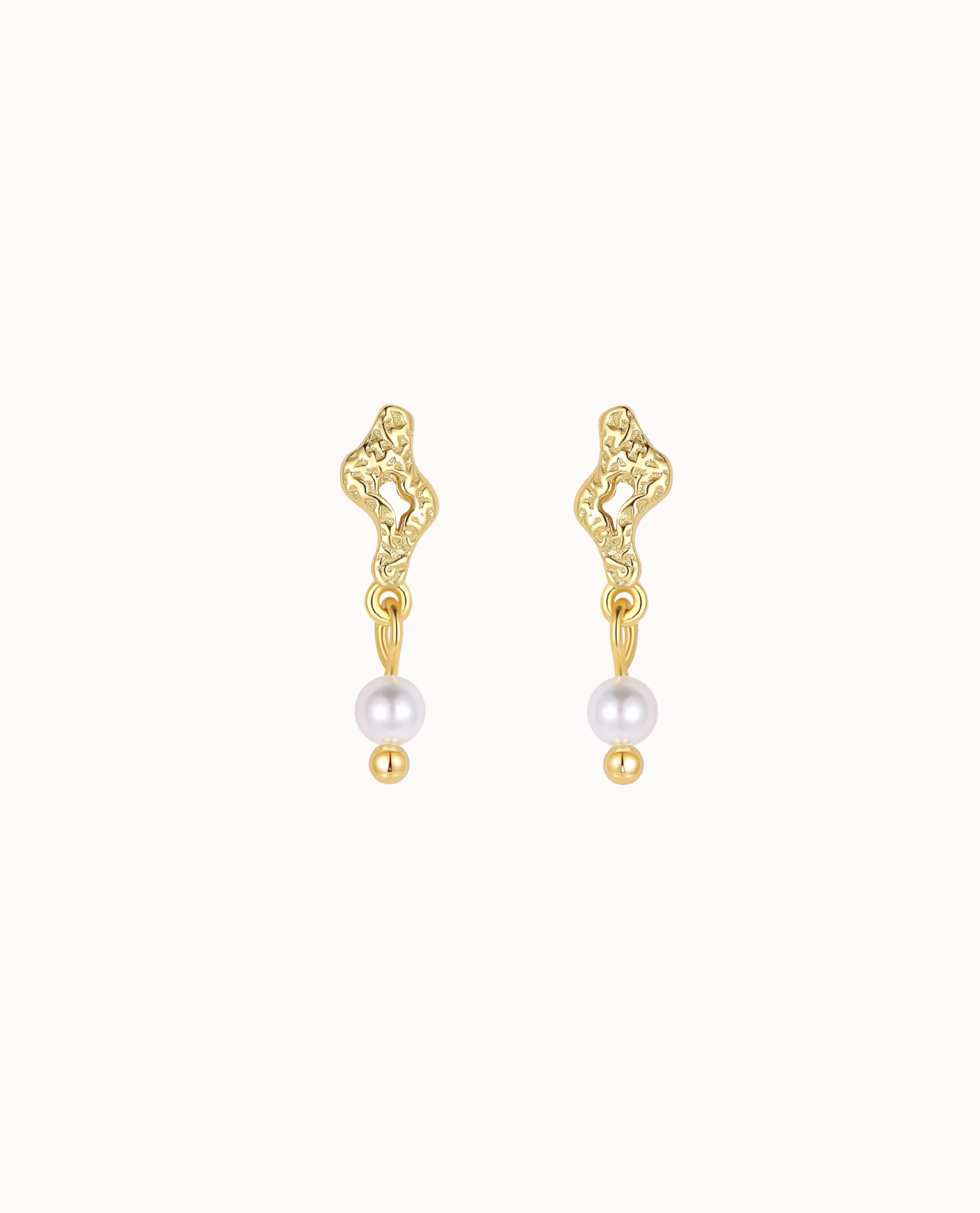 Maree Earrings Forgyldt - Nava Copenhagen Øreringe  - 05715461004263