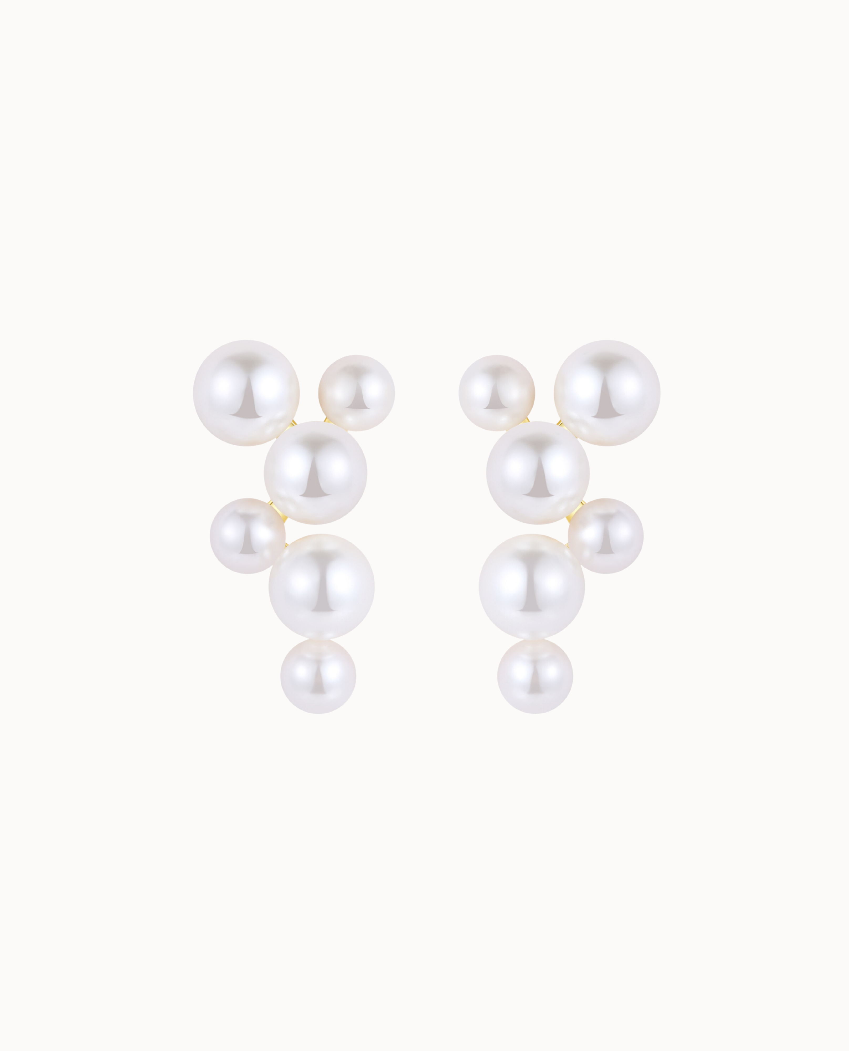 Megha Earrings Forgyldt - Nava Copenhagen Øreringe  - 05715461004744
