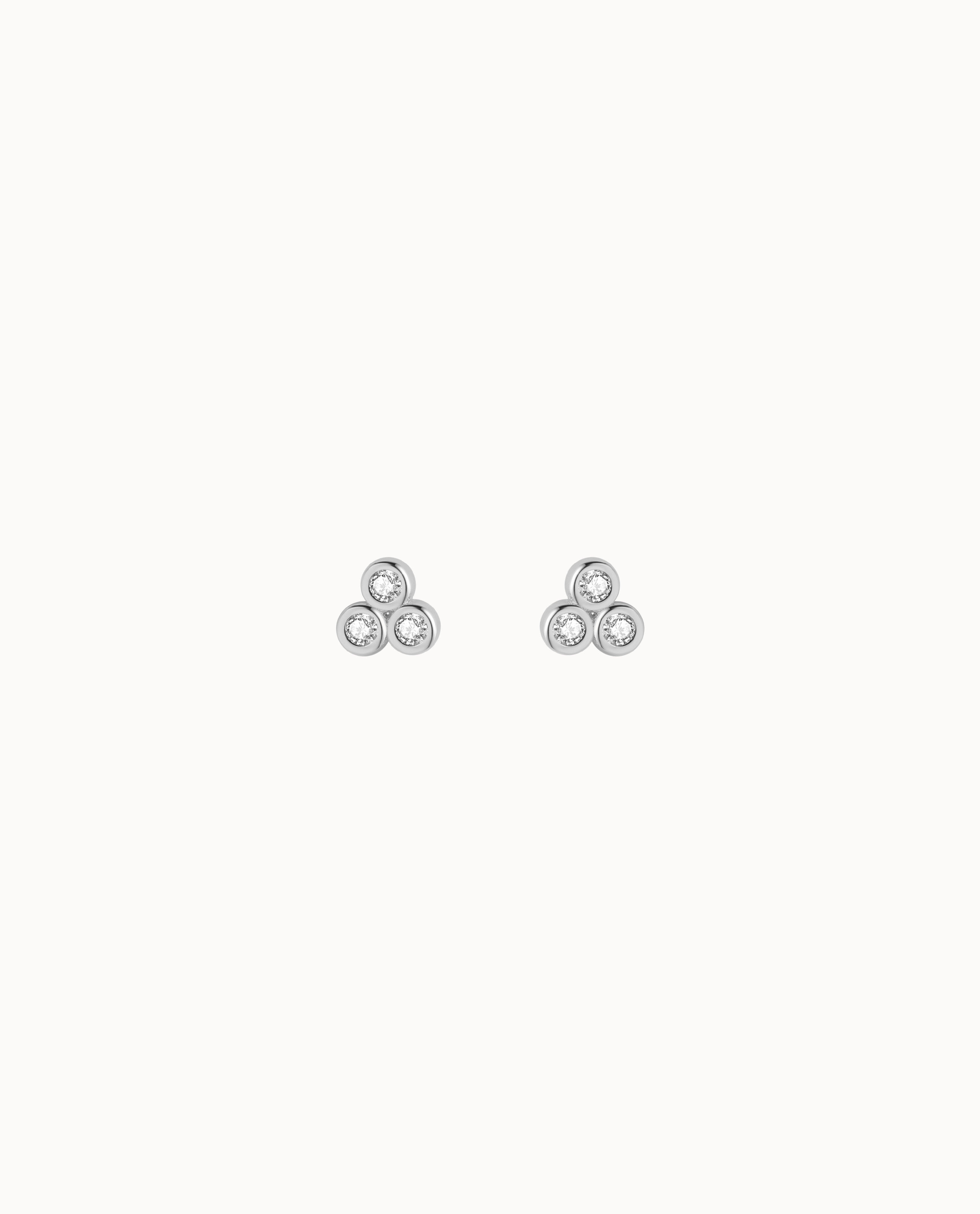 Mina Petite Studs Sølv - Nava Copenhagen Øreringe  - 05715461003020