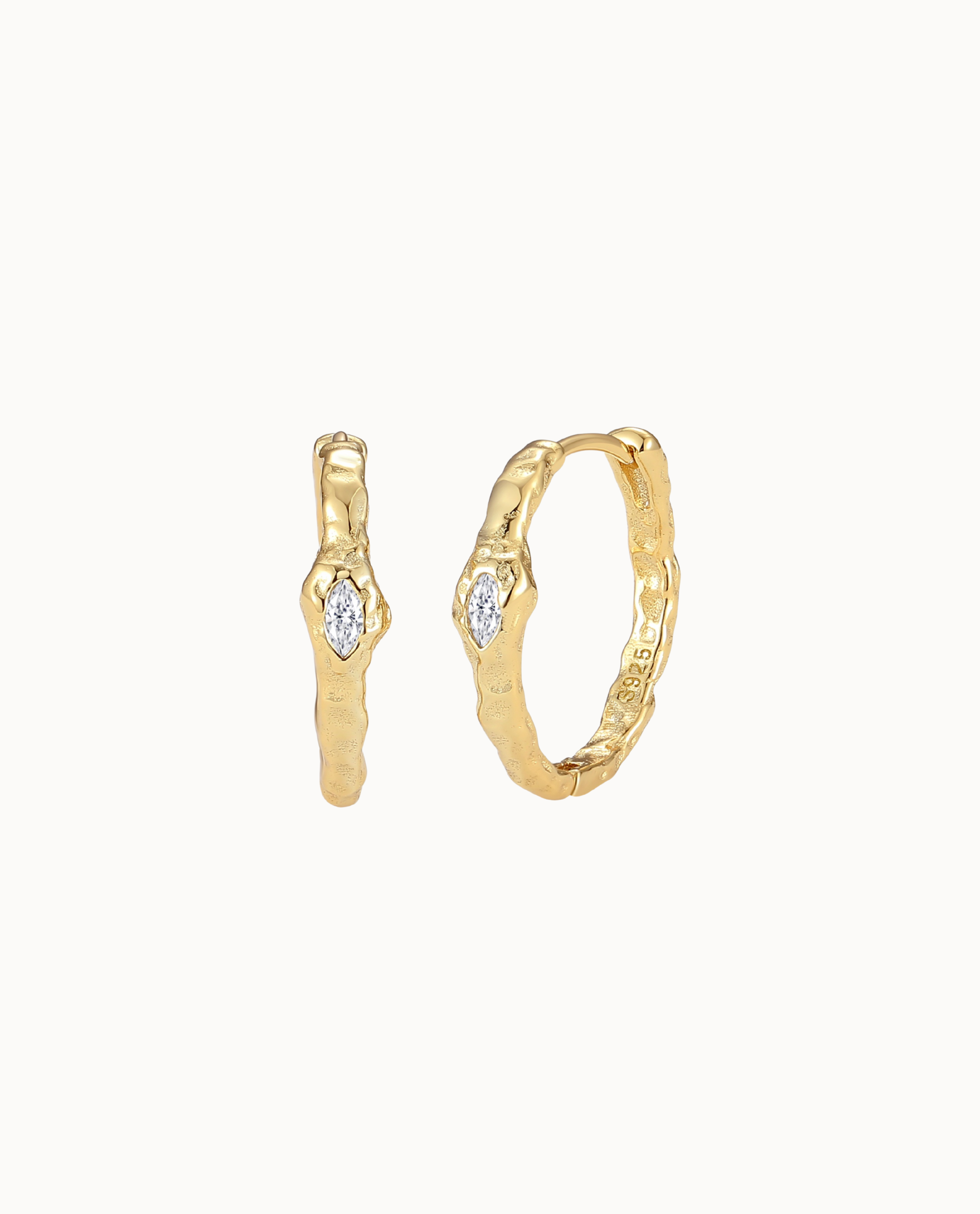 Montu Earrings Forgyldt - Nava Copenhagen Øreringe  - 5715461009800