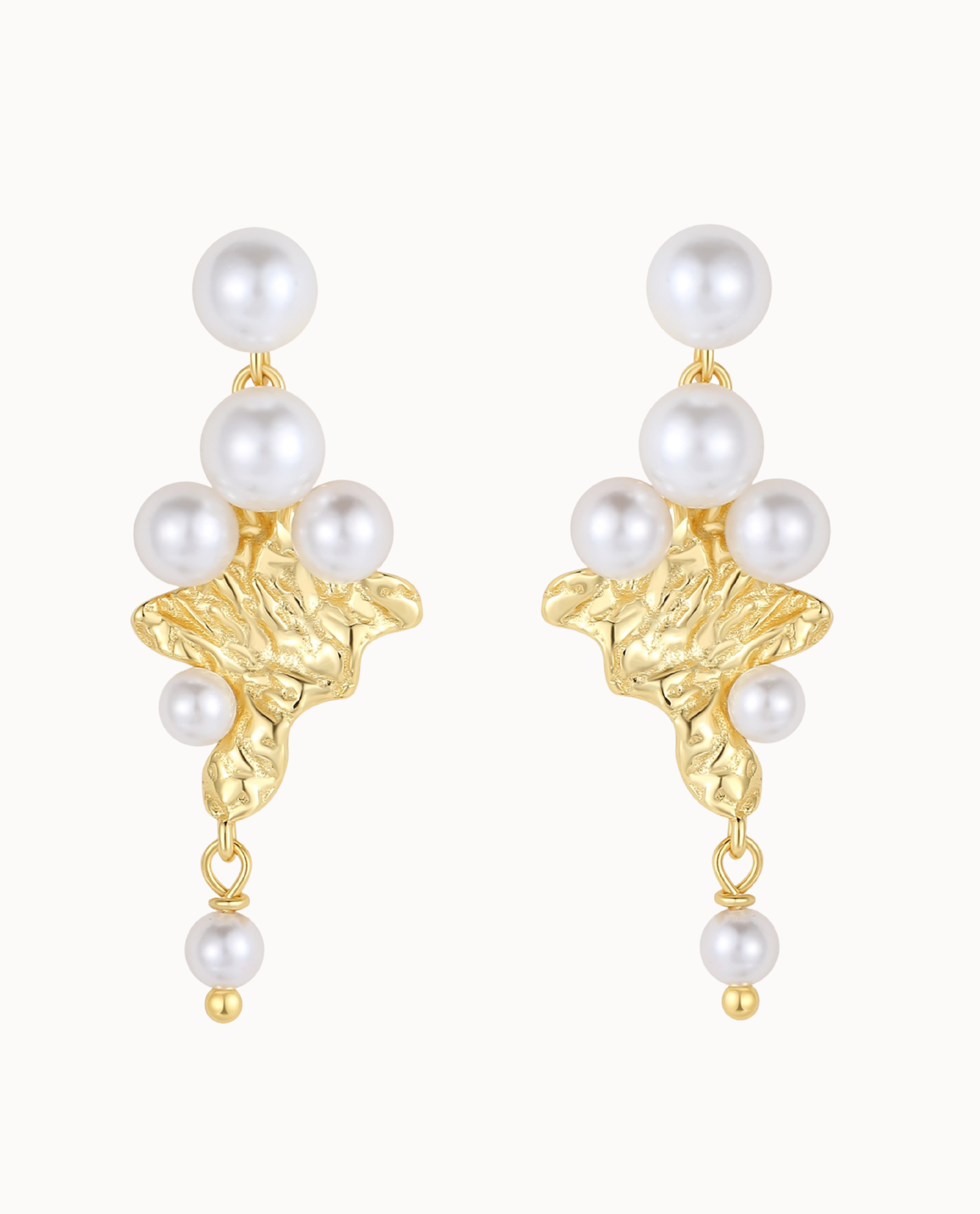 Naida Earrings Forgyldt - Nava Copenhagen Øreringe  - 05715461006878