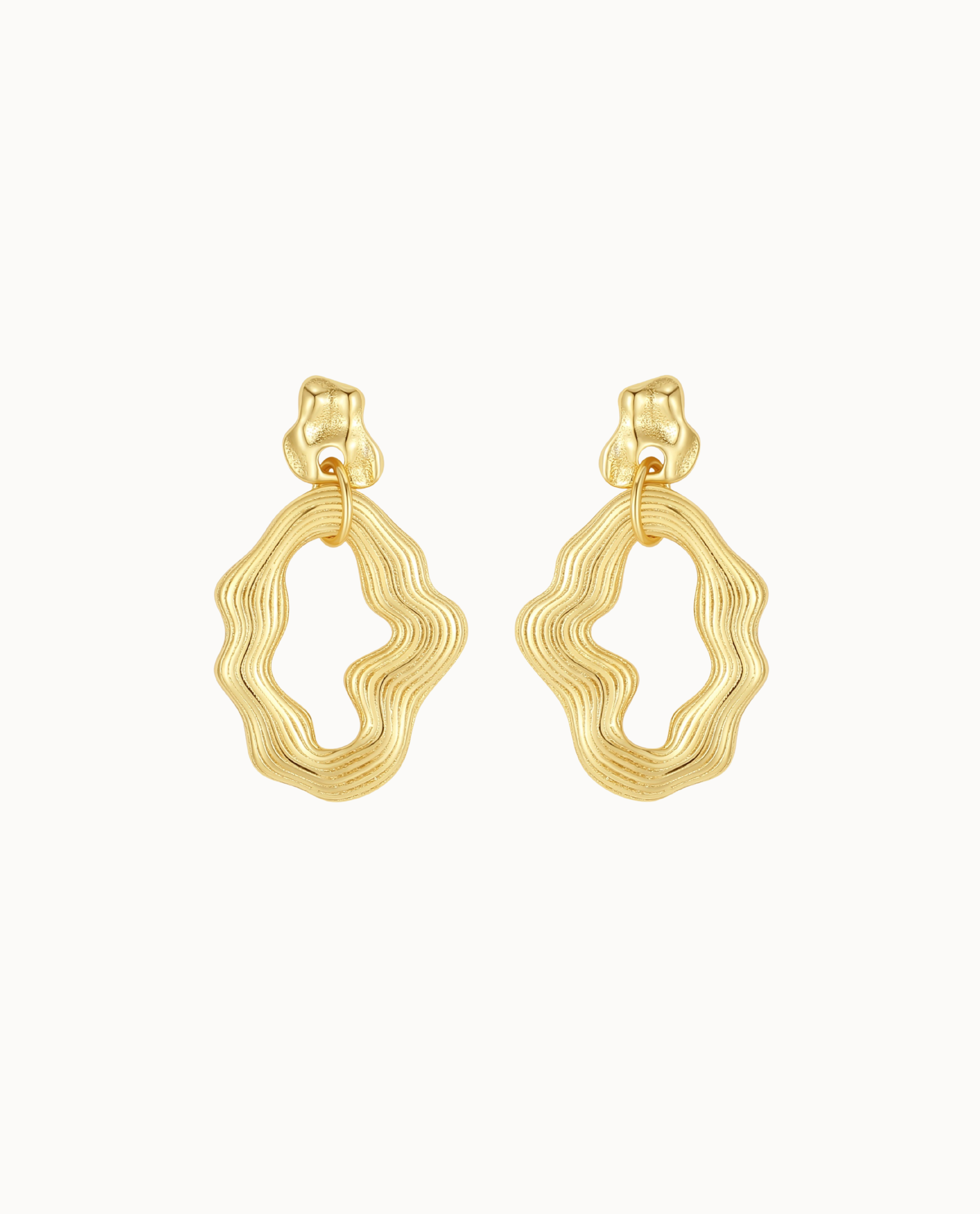 Nara Earrings Forgyldt - Nava Copenhagen Øreringe  - 5715461007929