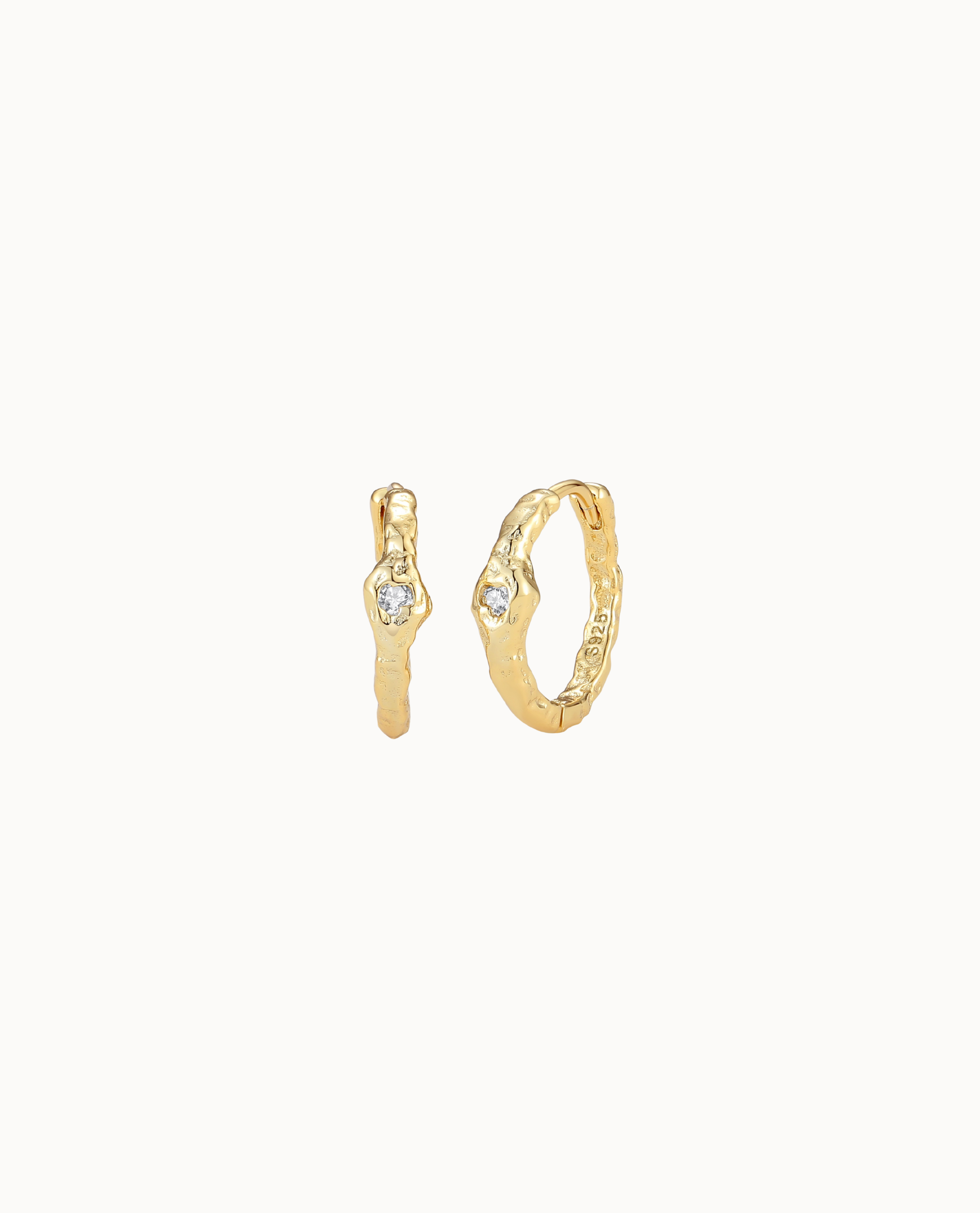 Nepit Earrings Forgyldt - Nava Copenhagen Øreringe  - 5715461009824