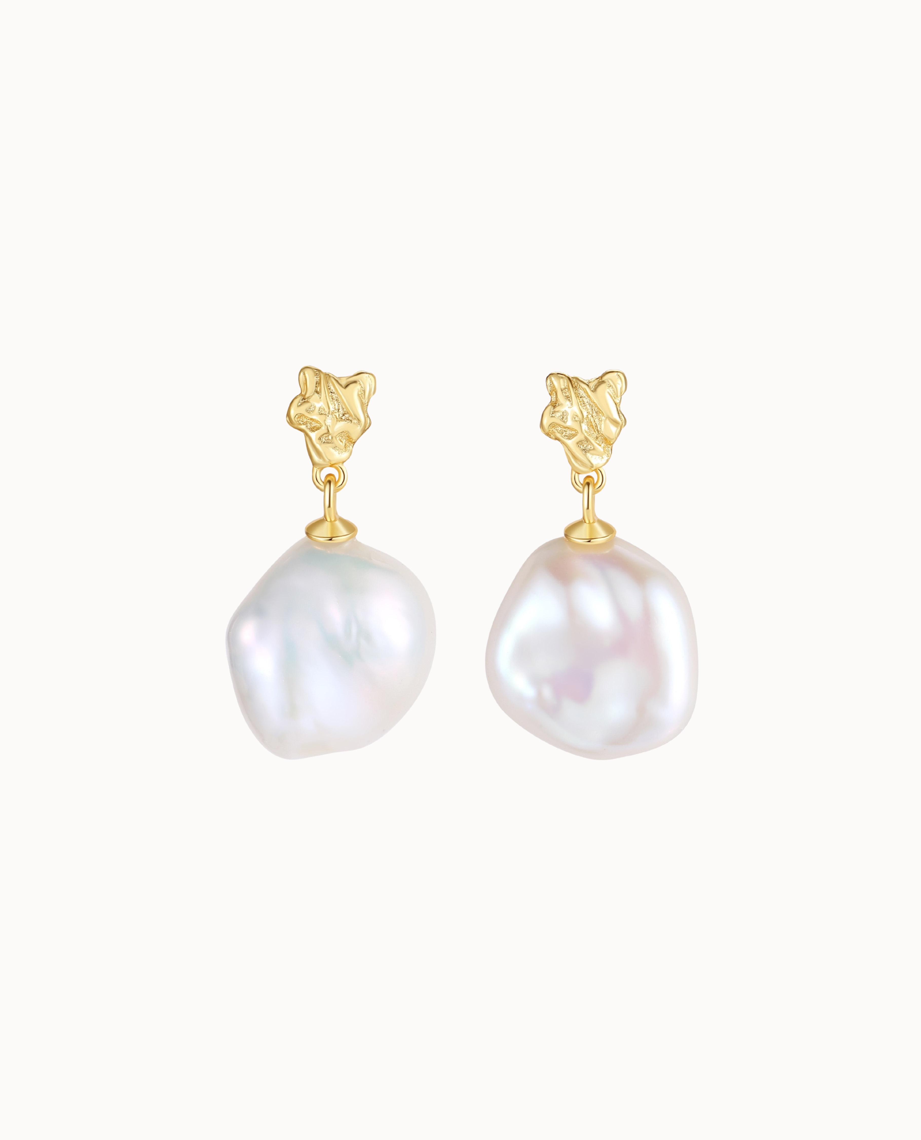 Nimue Earrings Forgyldt - Nava Copenhagen Øreringe  - 05715461006854
