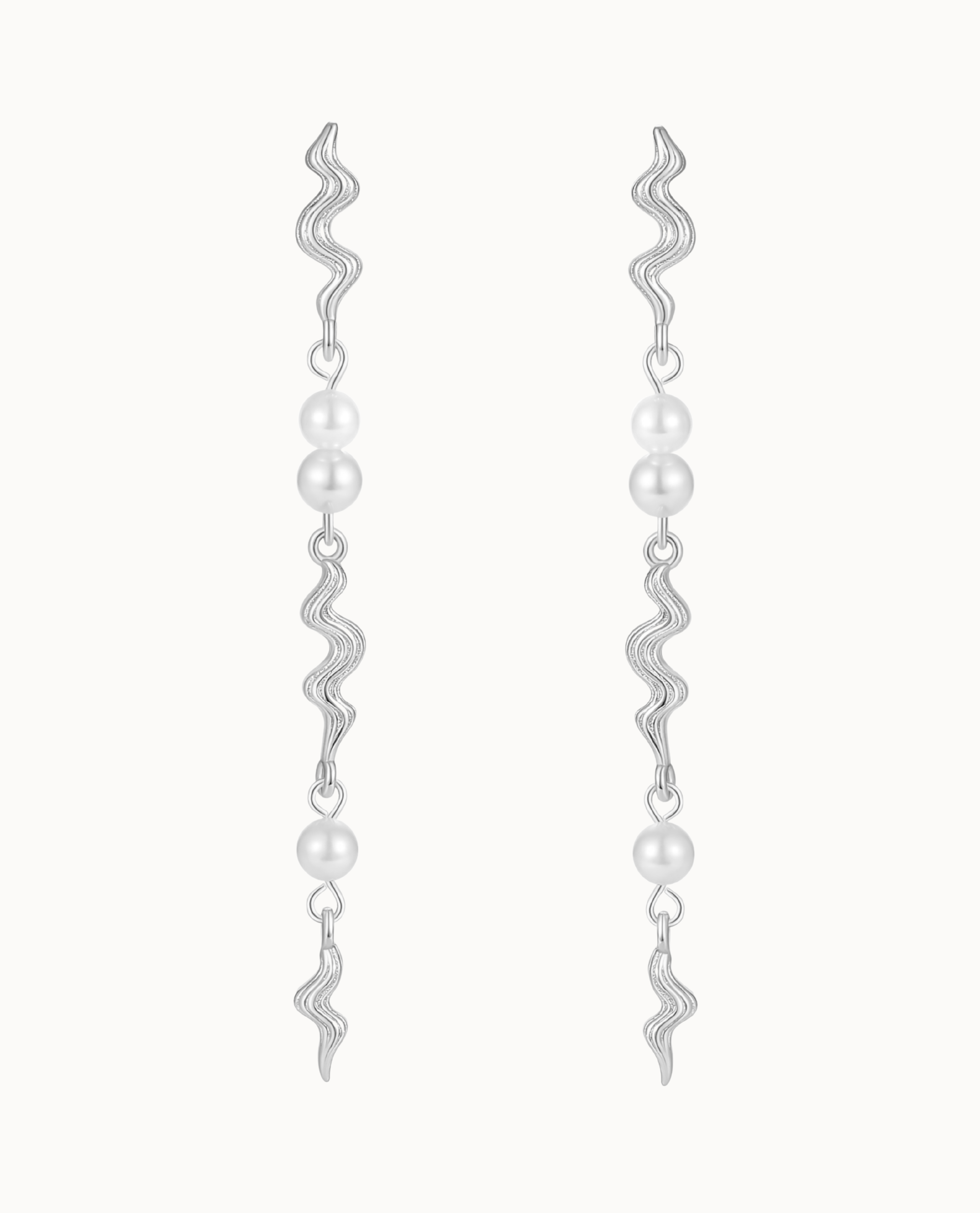 Nisa Earrings Sølv - Nava Copenhagen Øreringe  - 5715461007974