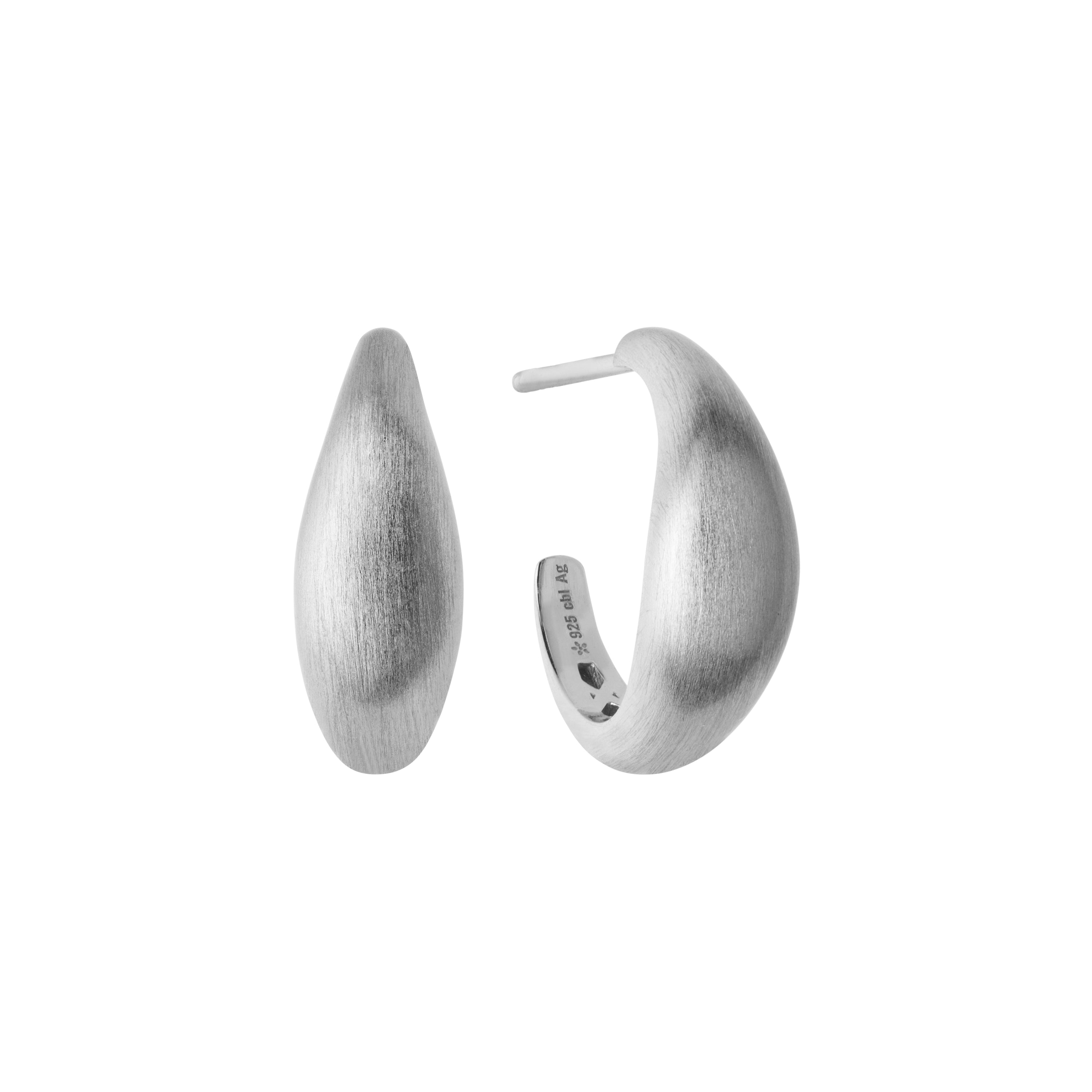 Bybiehl Ocean Flow Hoops Sølv 4201 - Bybiehl Øreringe - 1233690159799