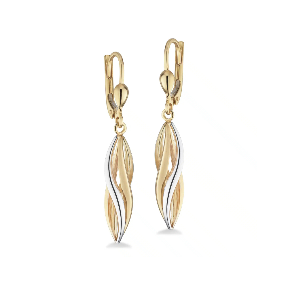 Scrouples Spiral ørebøjler Karat Guld 125464 - Scrouples Øreringe