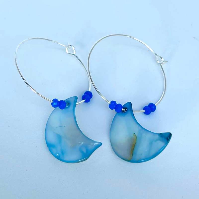 Blue Moon - Øreringe