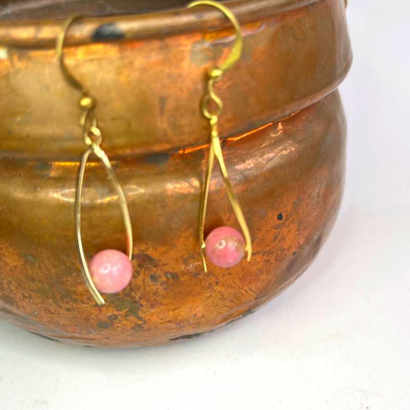 Rhodocrosit - Øreringe