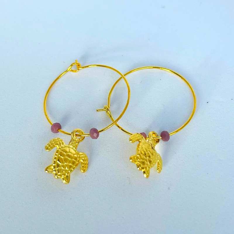 Happy Turtle - Øreringe