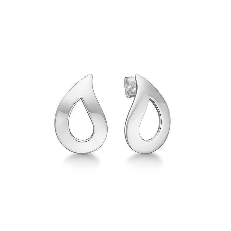 Randers Sølv Dråbe øreclips Rs368213cl - Randers Sølv Øreringe  - 1233690115122