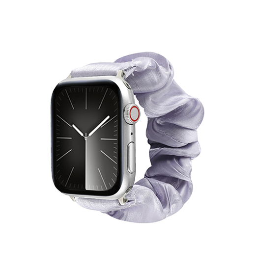 Apple Watch 49mm Scrunchie Velour Dame Armbånd Lavendel - Deluxecovers Armbånd