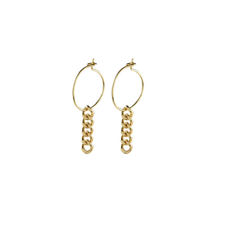 Pilgrim øreringe Guldbelagt - Pilgrim Øreringe