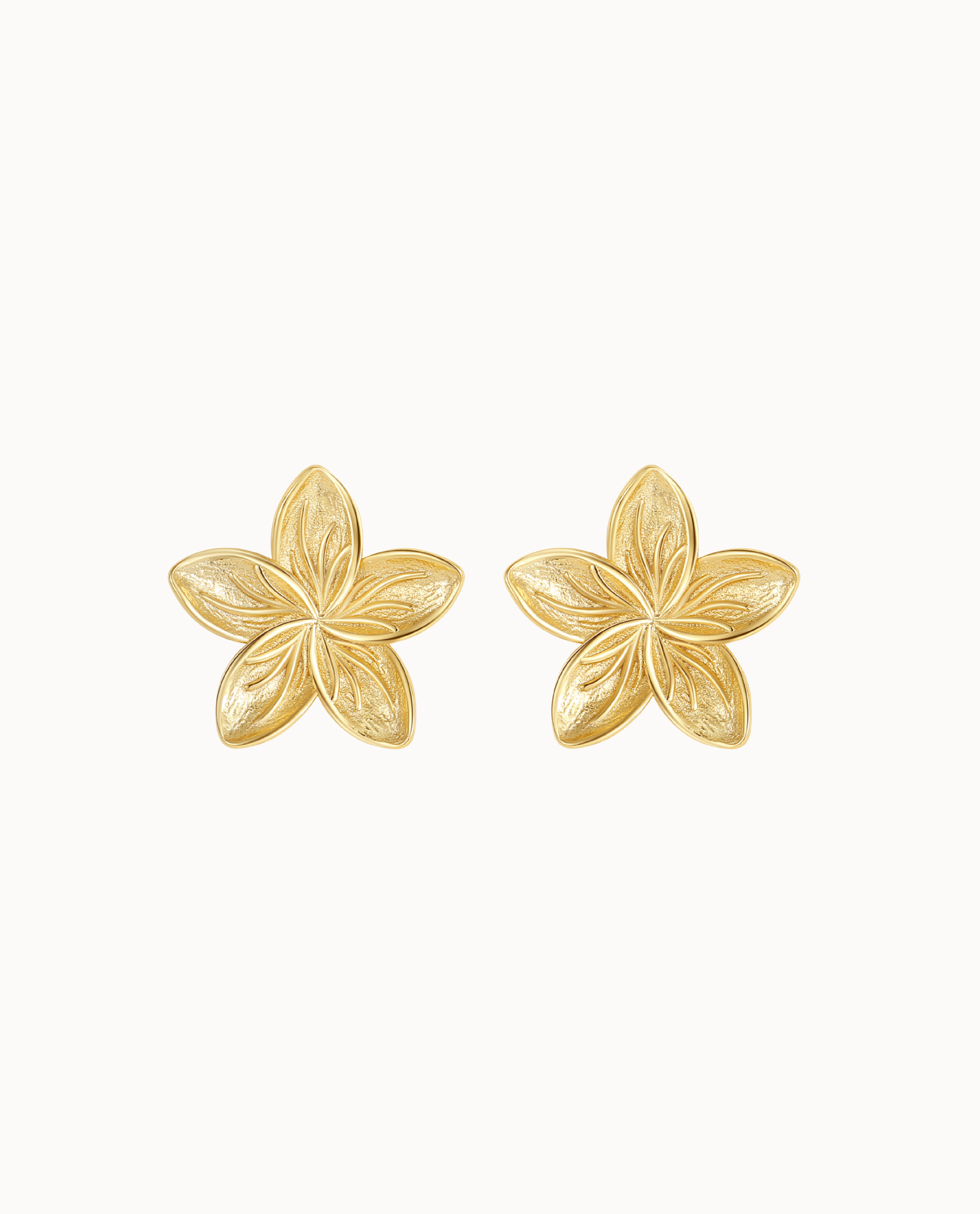 Poppy Earrings Forgyldt - Nava Copenhagen Øreringe  - 05715461010172